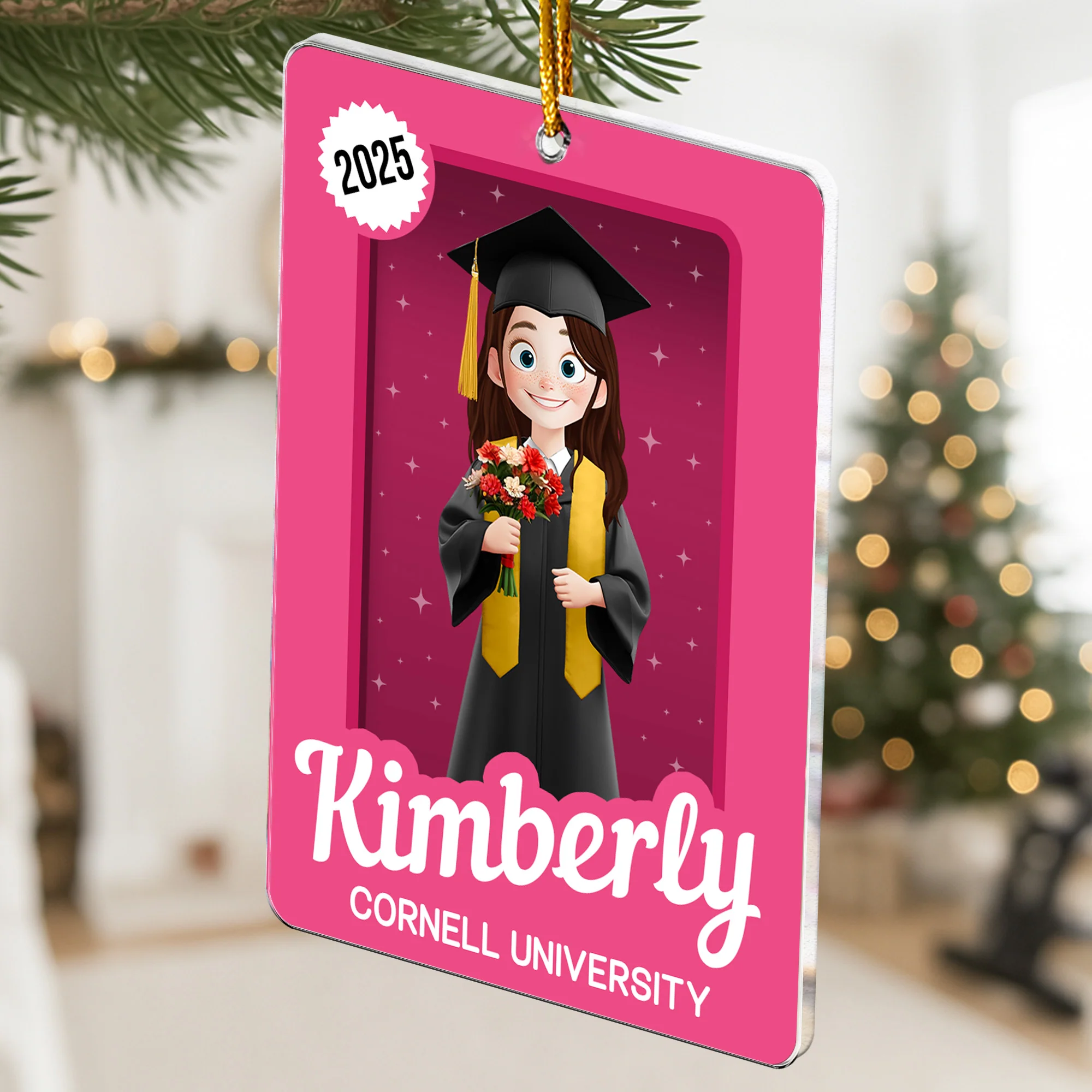 Graduation Box - Graduation Gift For Sister Daughter - Personalized Acrylic Ornament - Image 3