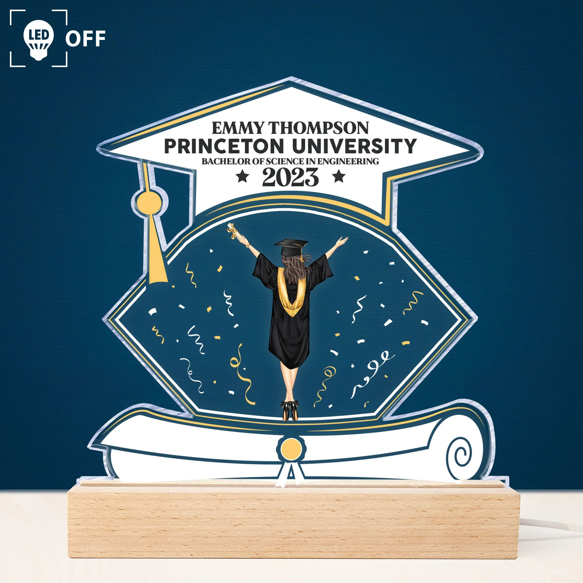 Graduation Ceremony - Personalized LED Light - Image 2