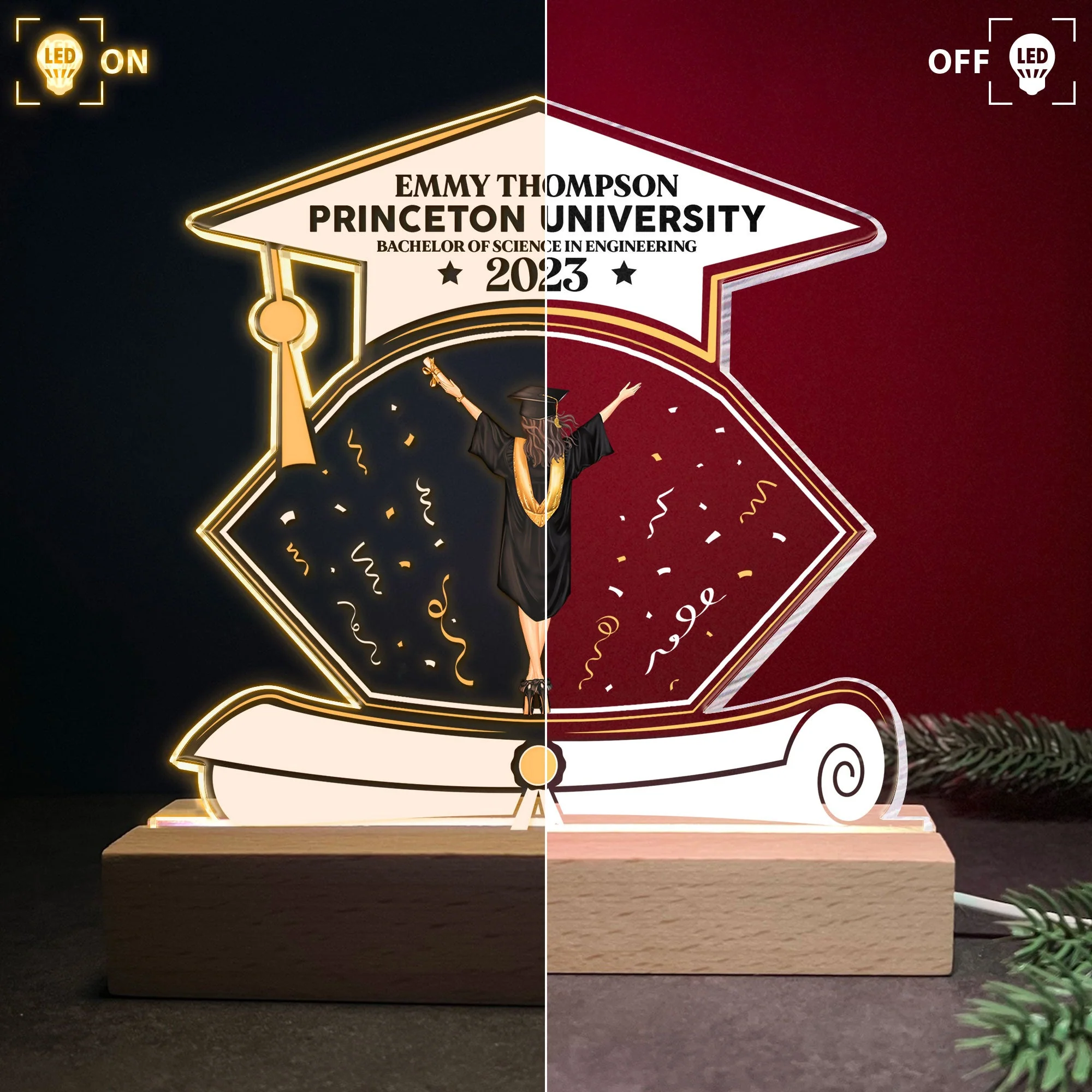 Graduation Ceremony - Personalized LED Light - Image 3