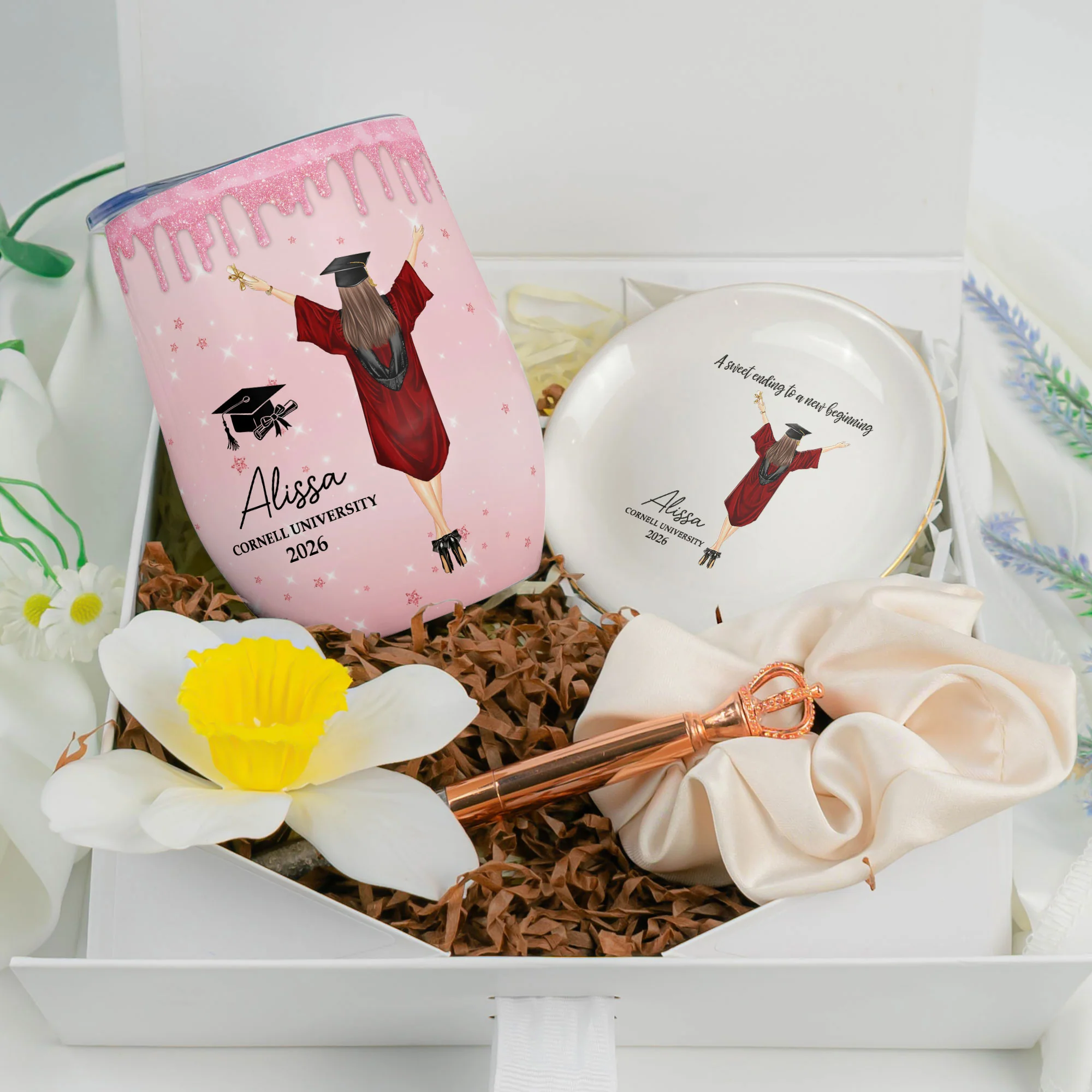 Graduation Gift Set A Sweet Ending To A New Beginning - Graduation Gift Box Set - Image 2