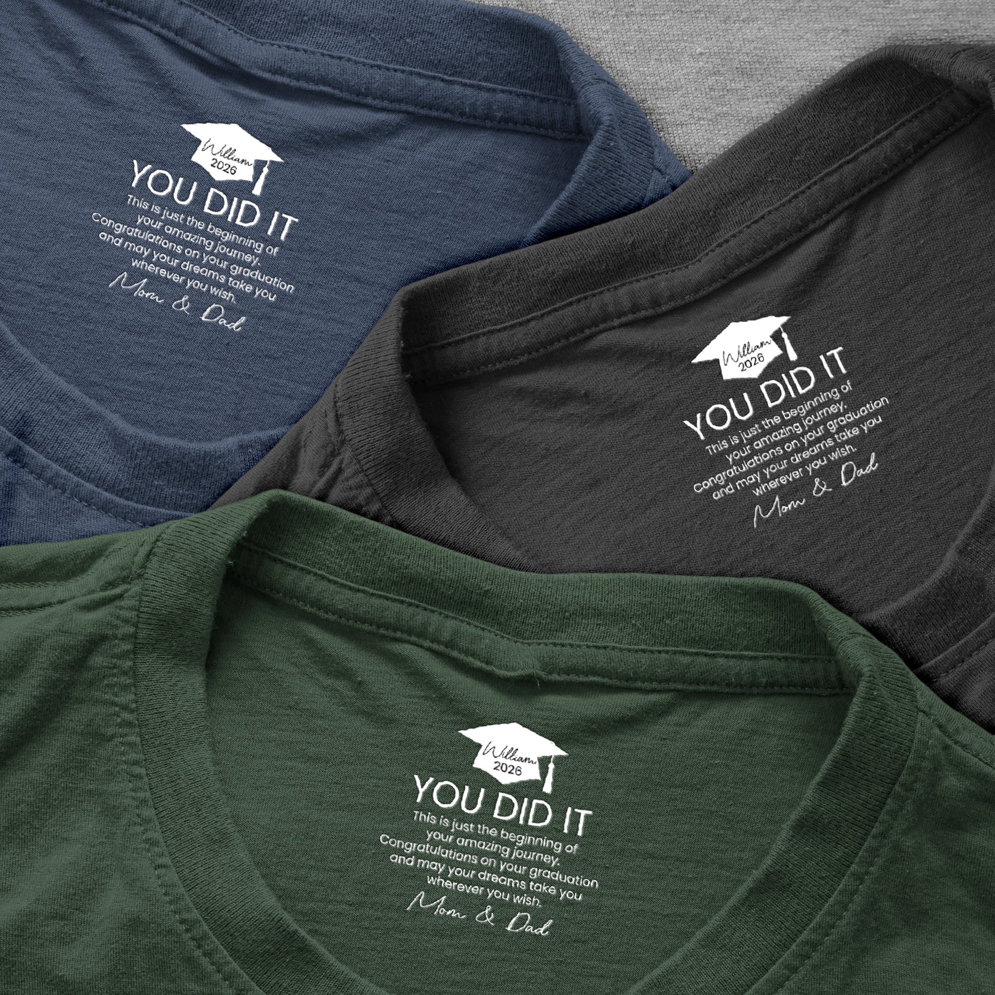 Graduation Gifts Hidden Message For Graduated Son, Daughter - Personalized Shirt - Image 4