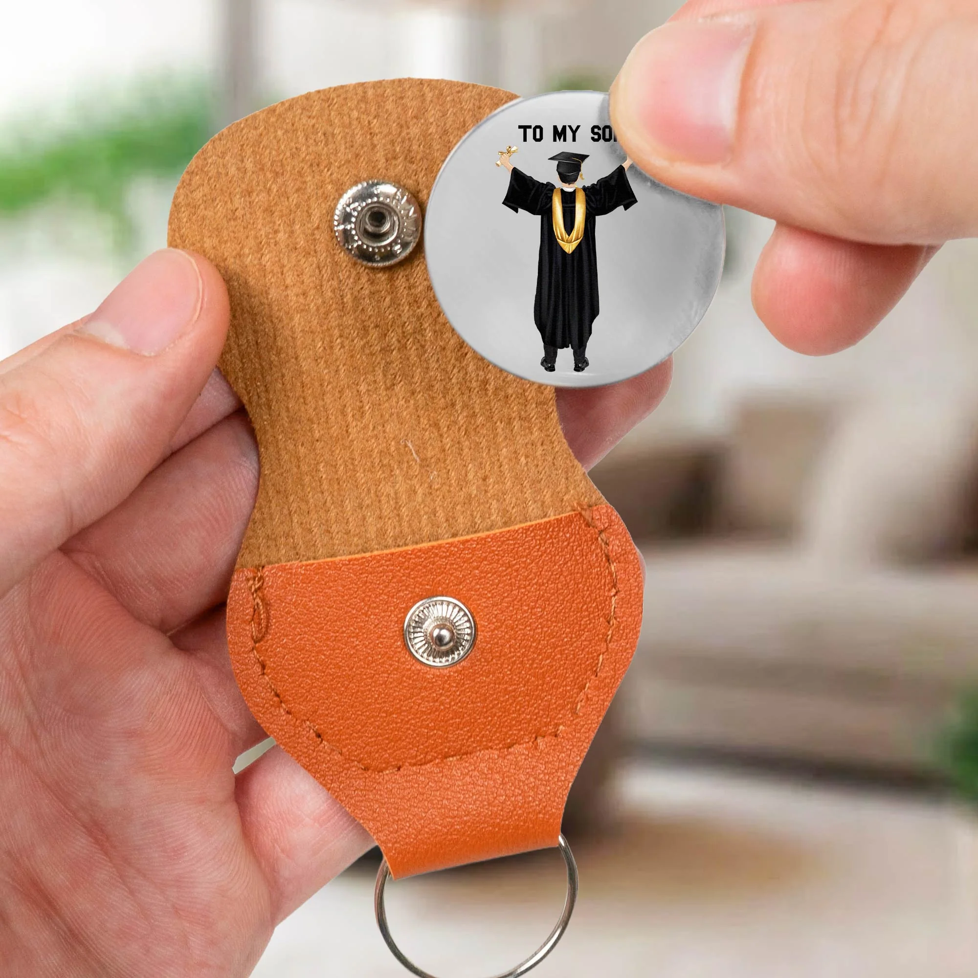 Graduation Keep Moving Forward - Personalized Pocket Hug - Image 4