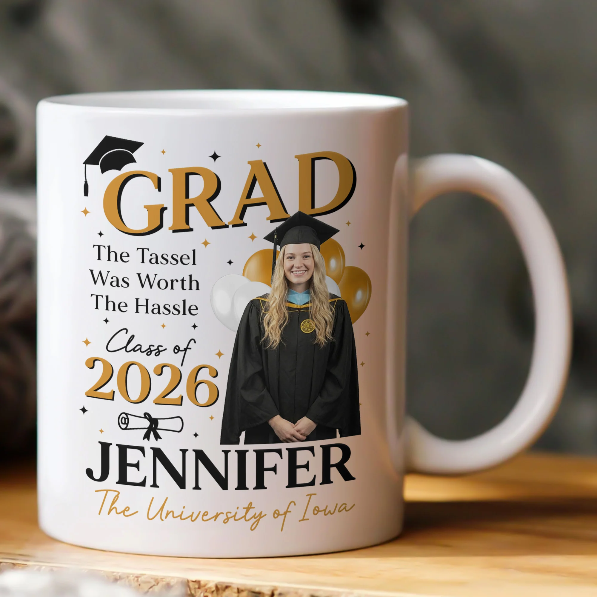 Graduation Magazine - Personalized Photo Mug - Image 4