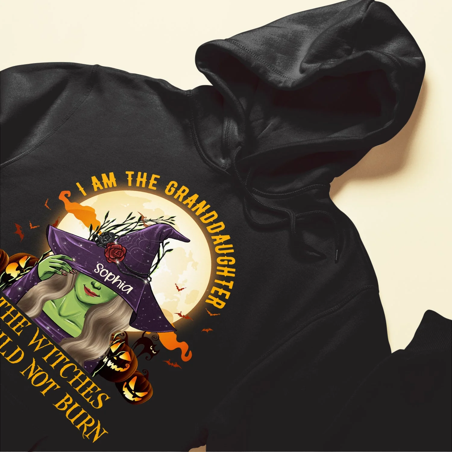 Granddaughter Of The Witches - Personalized Shirt - Halloween Gift For Witches - Image 6