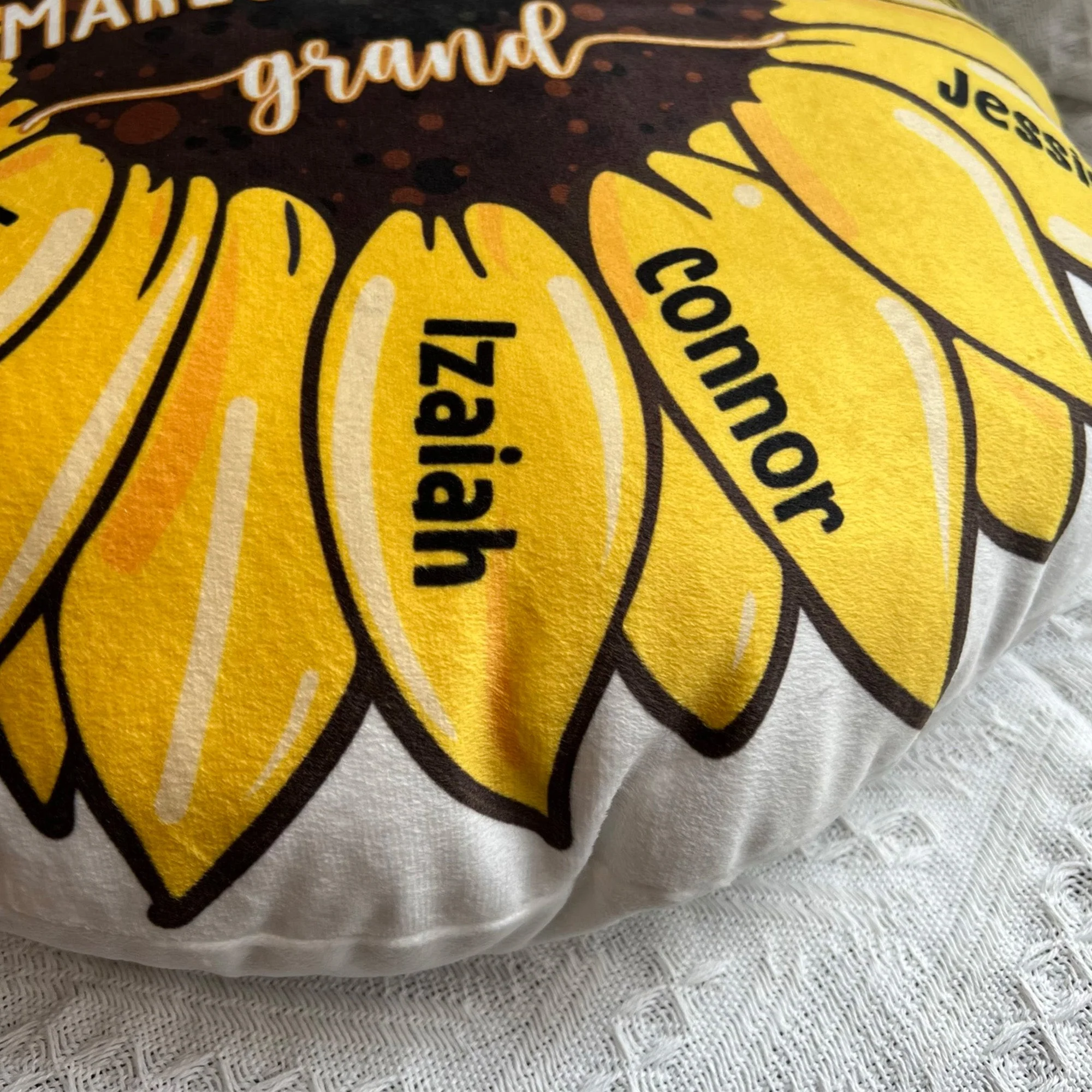 Grandkids Make Life More Grand - Personalized Custom Shaped Pillow - Image 4