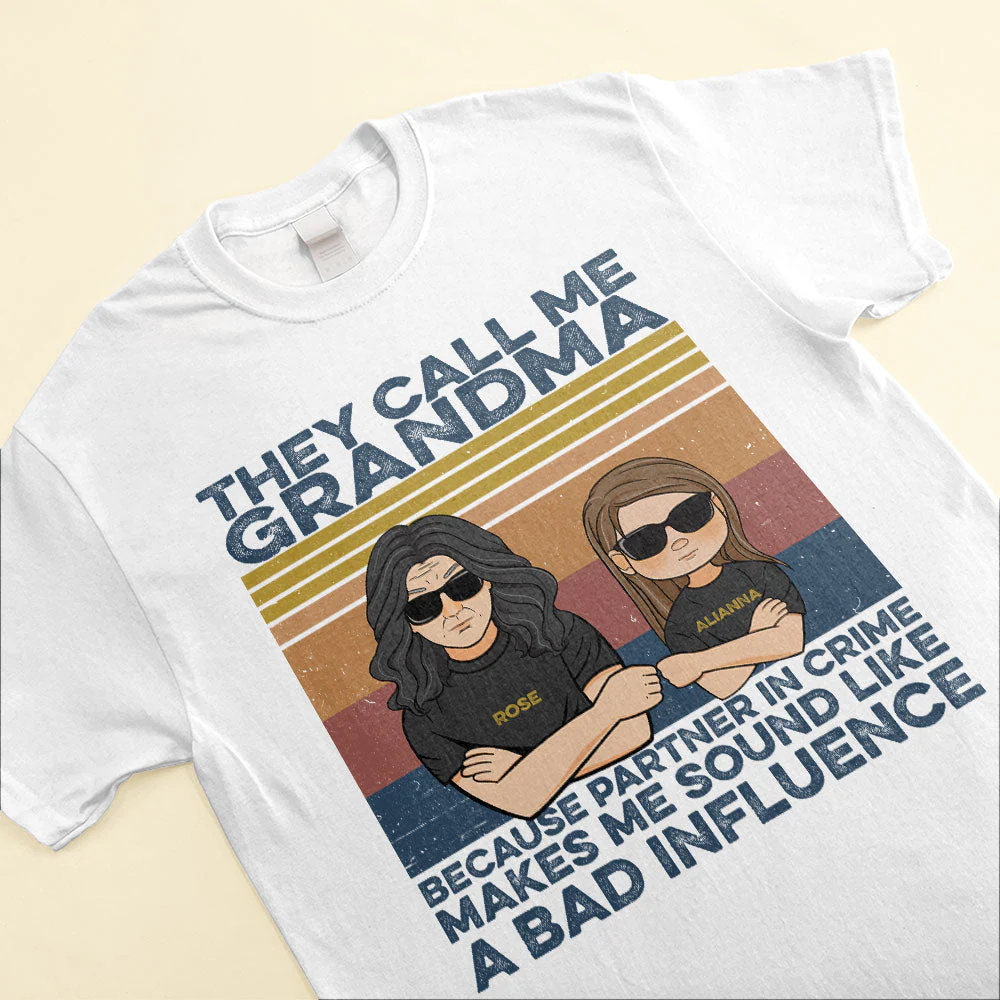 Grandma And Granddaughter The Legend And The Legacy, Family Custom Shirt, Gift For Grandma - Image 3