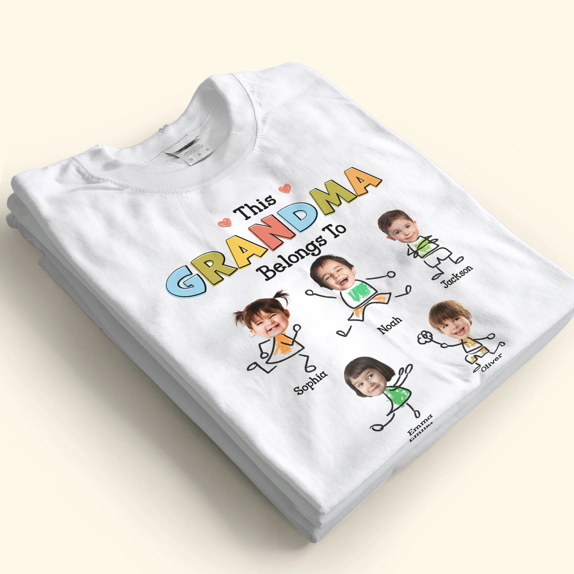 Grandma Drawing - Personalized Shirt - Image 4