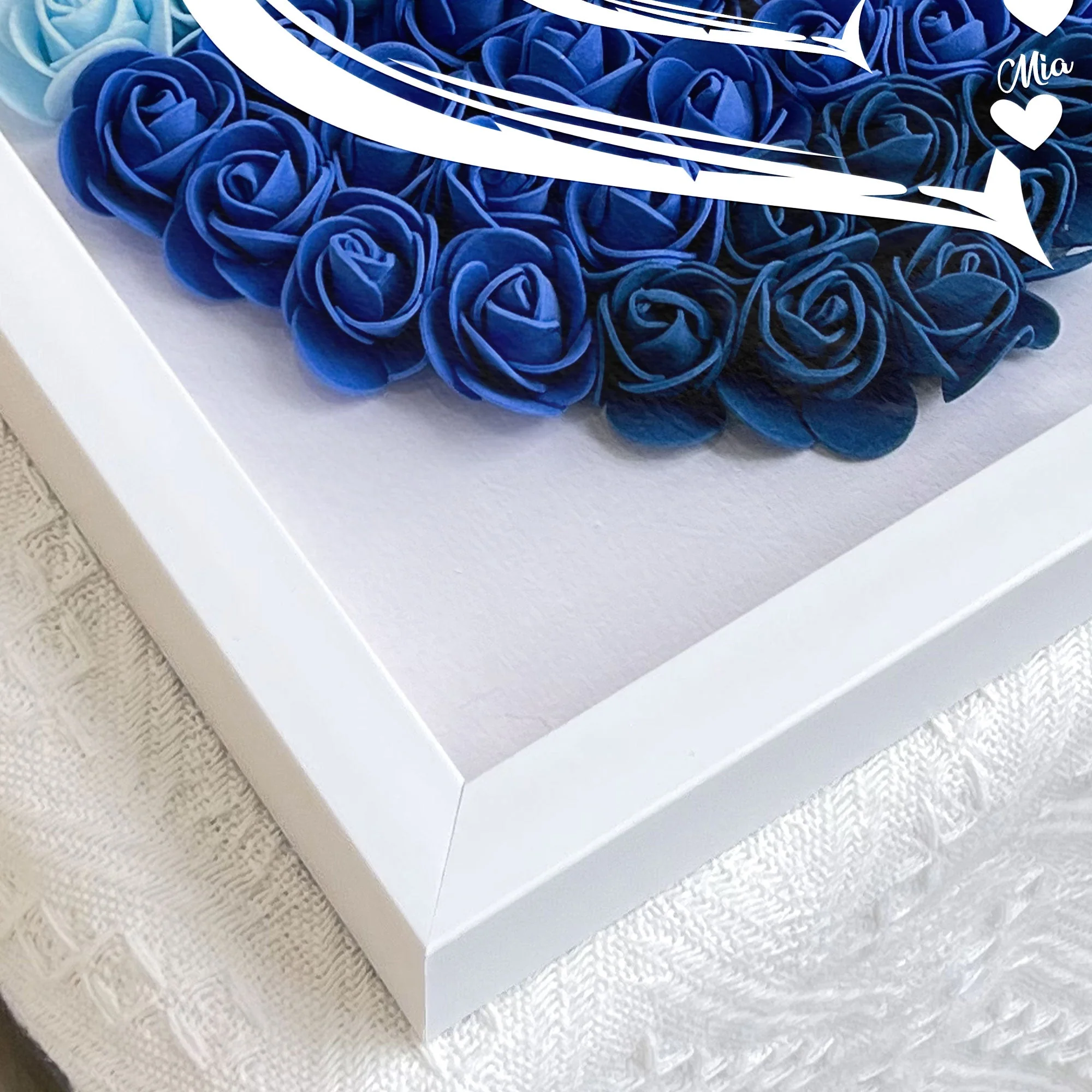 Grandma Hearts Mommy Hearts - Personalized Flower Shadow Box - Gift For Grandma - Image 5