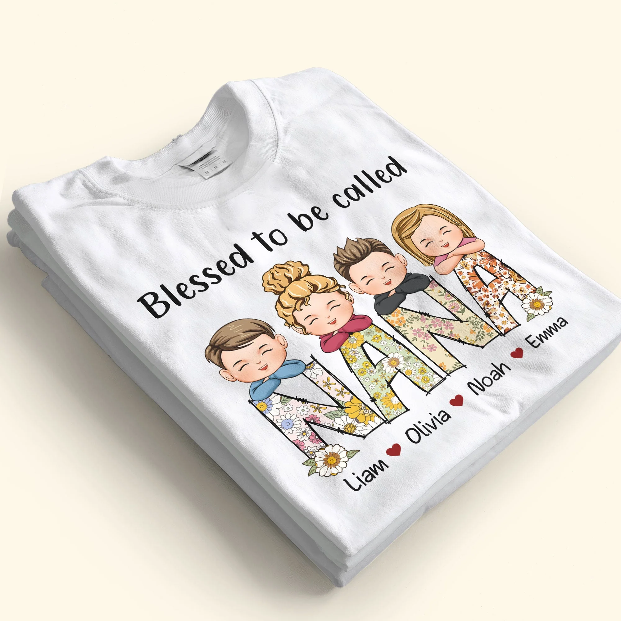 Grandma, Love You - Personalized Shirt - Image 3