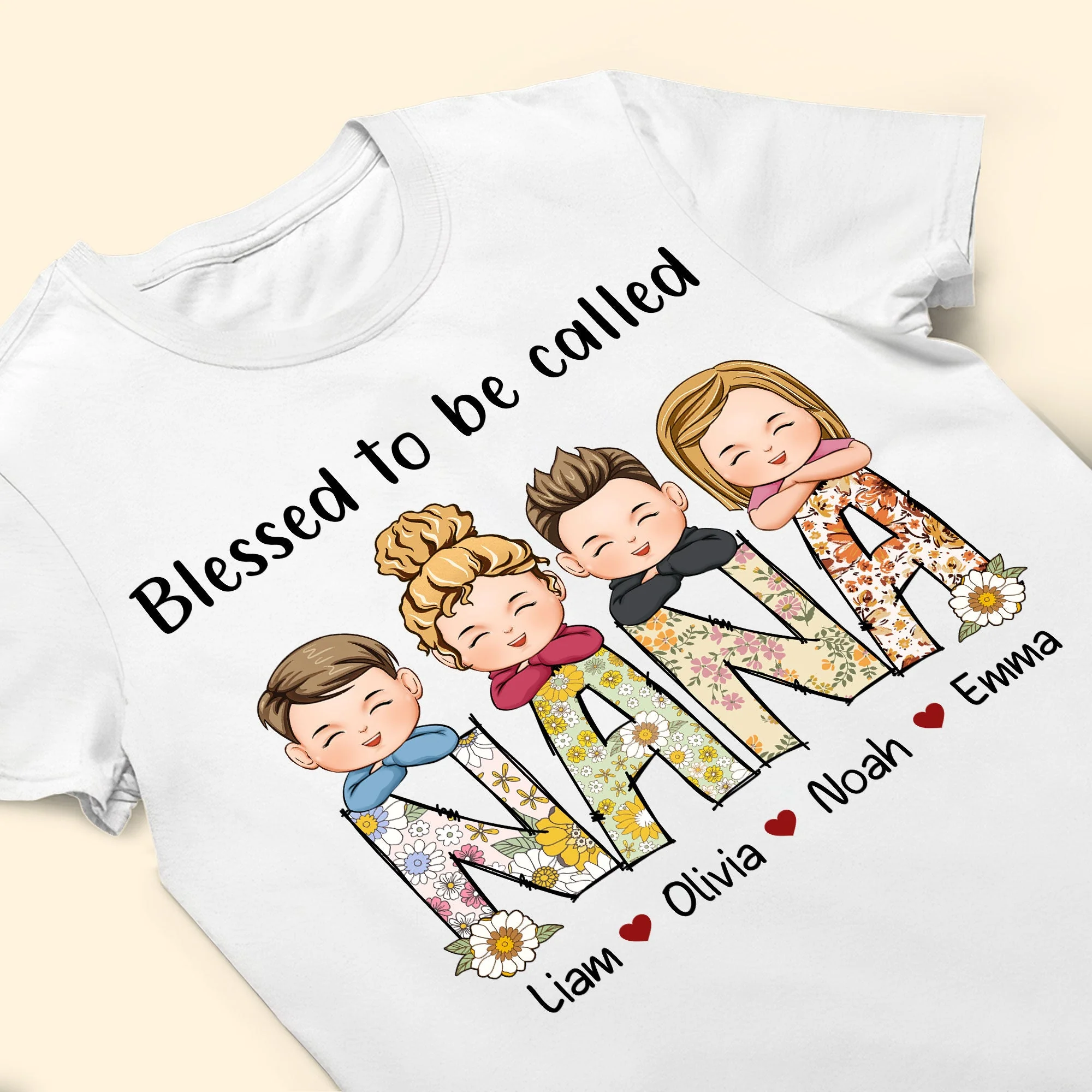 Grandma, Love You - Personalized Shirt - Image 4