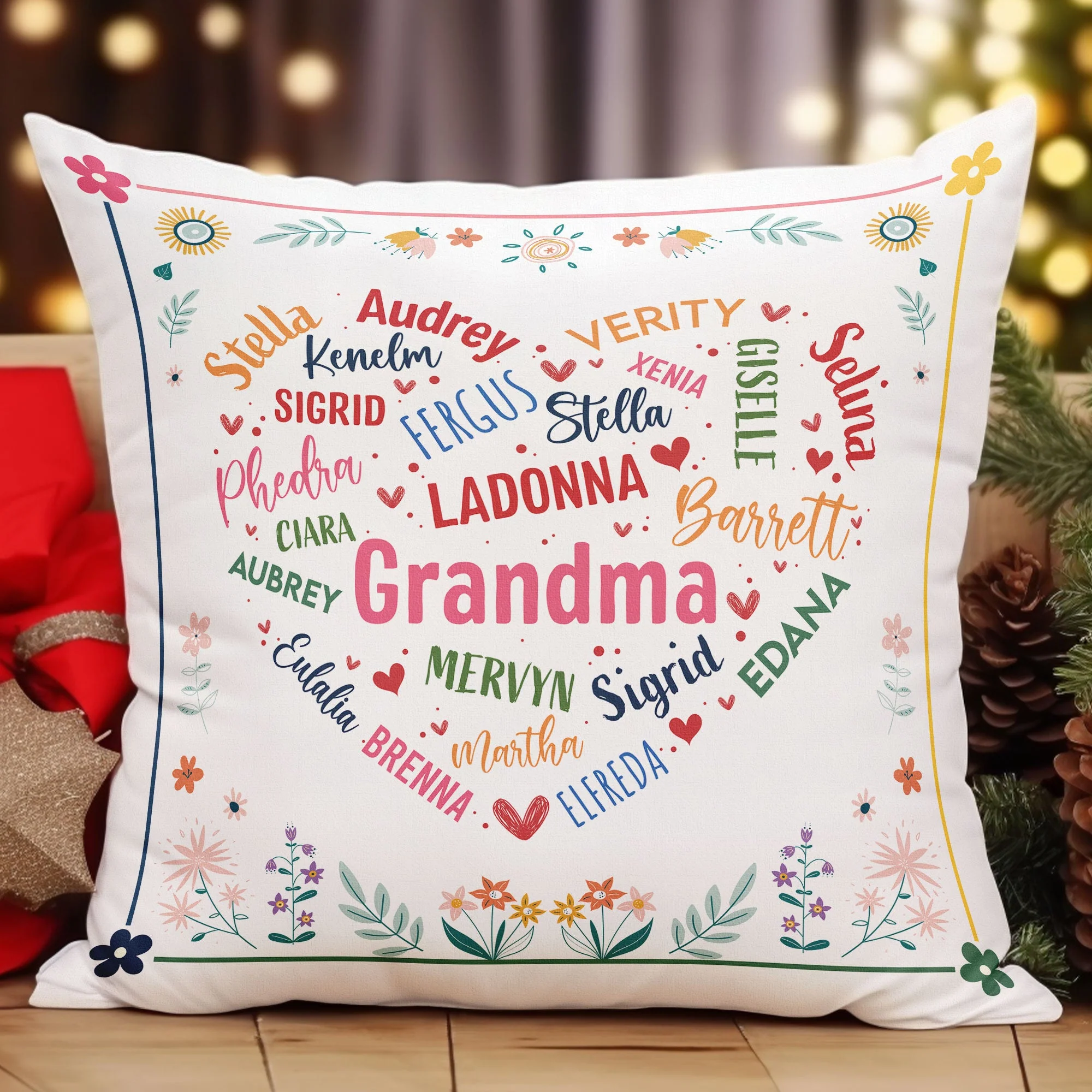 Grandma Nana Gigi Mimi - Personalized Pillow (Insert Included) - Image 2