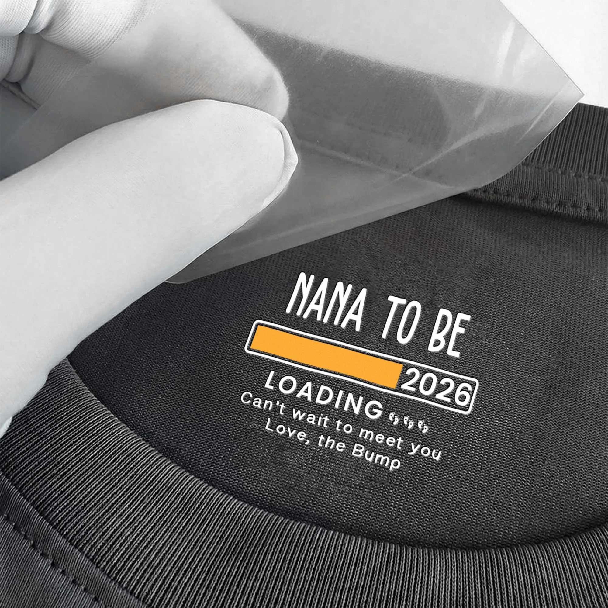 Grandma To Be Loading - Personalized Shirt - Image 3