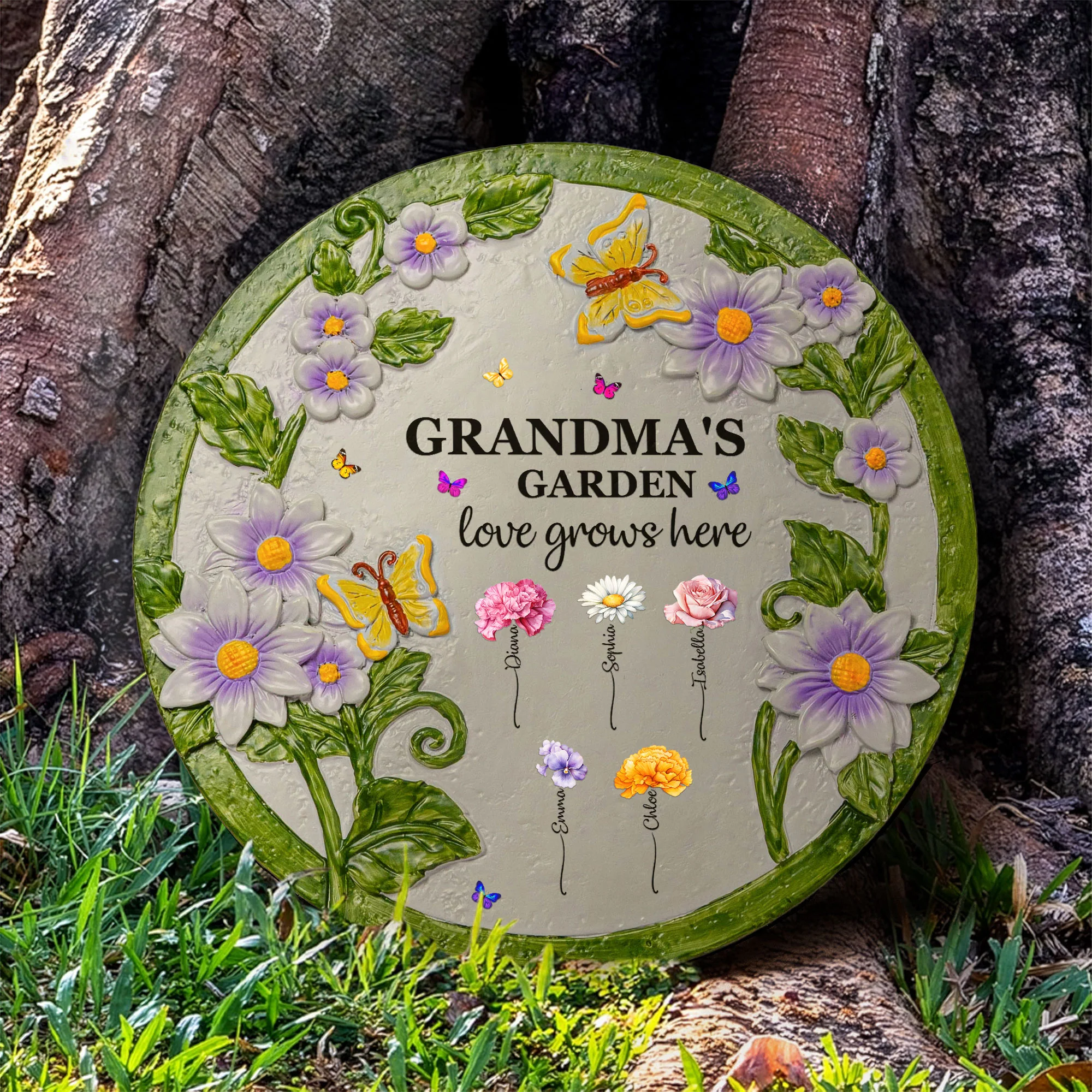 Grandma's Garden - Personalized Garden Stone - Image 3