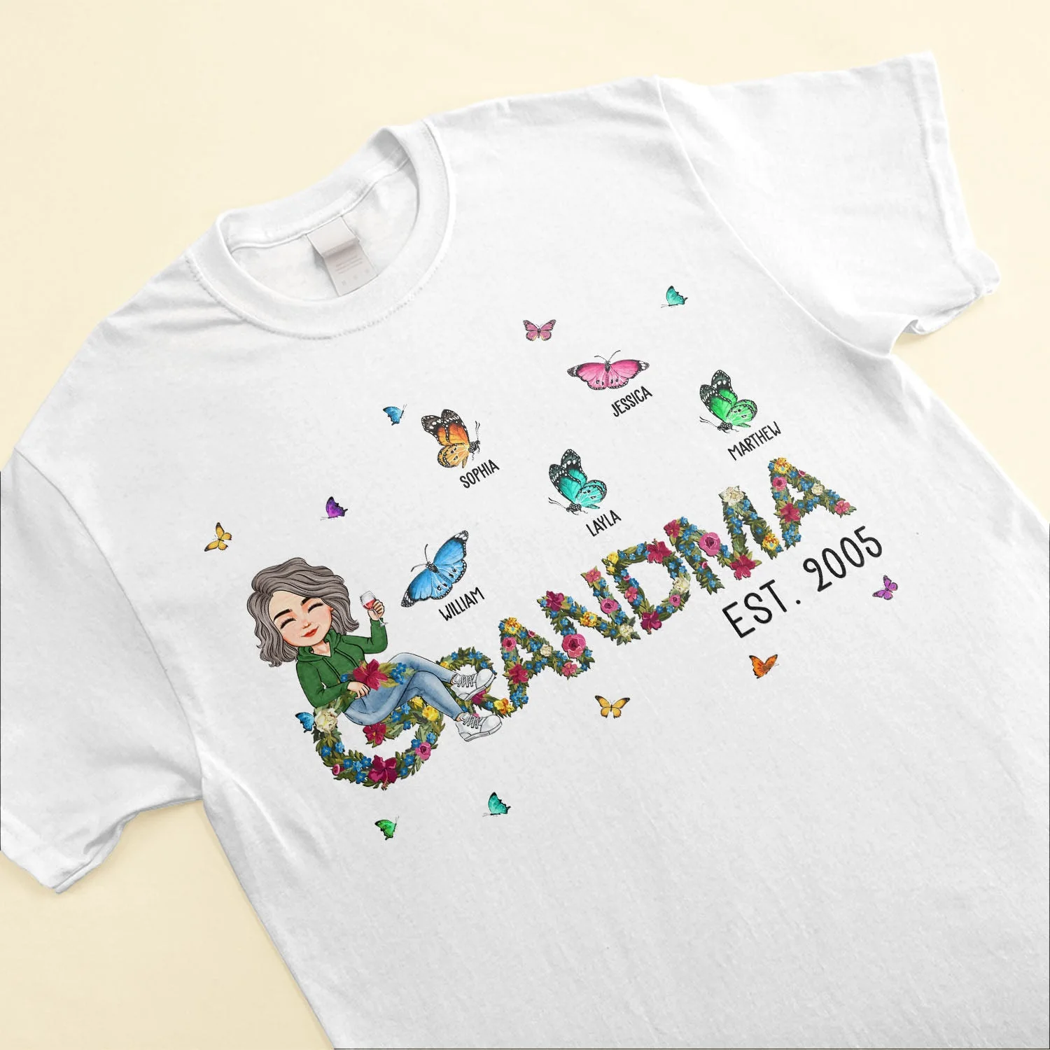Grandma's Garden - Personalized Shirt - Image 3