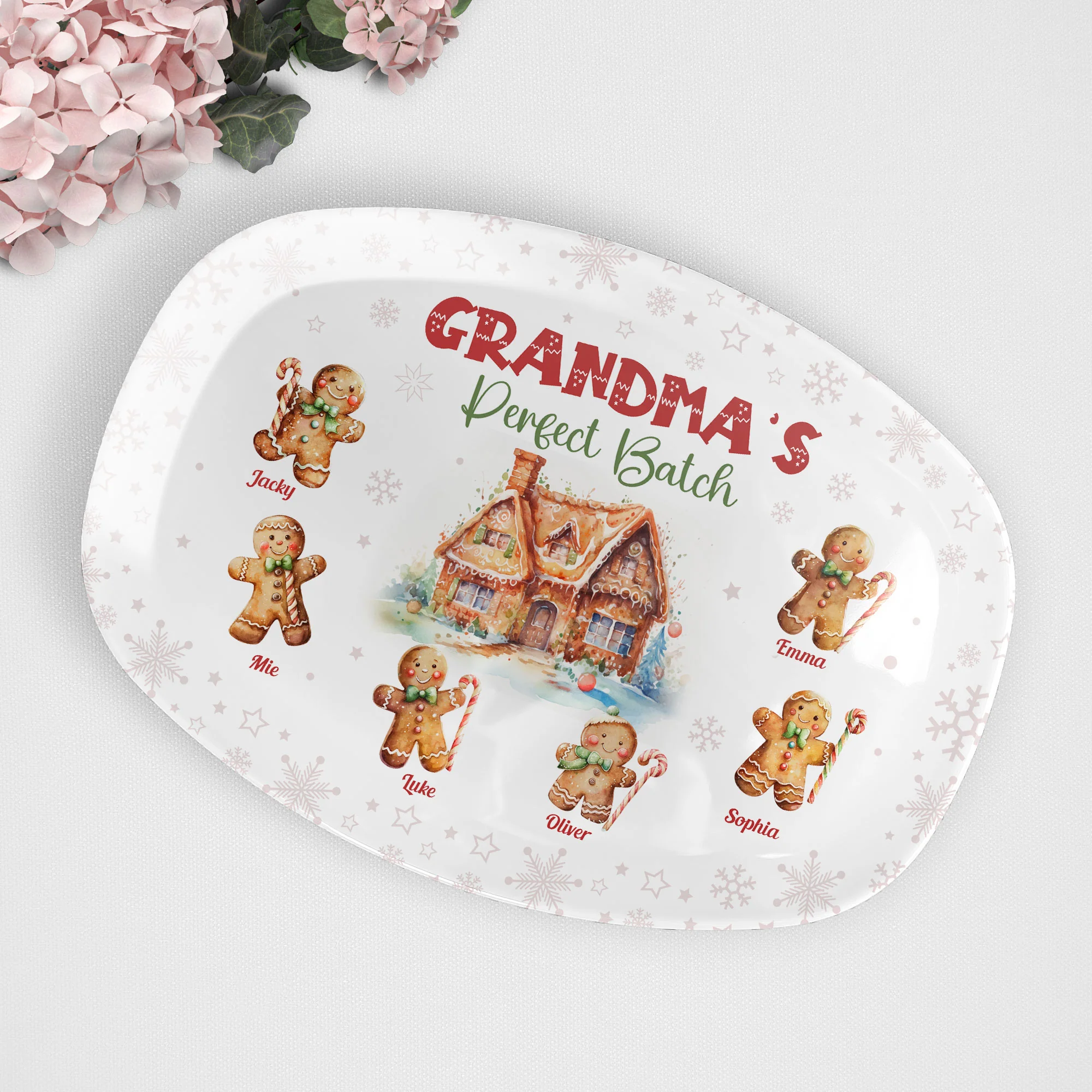 Grandma's Perfect Batch - Personalized Platter - Gift For Grandma - Image 4