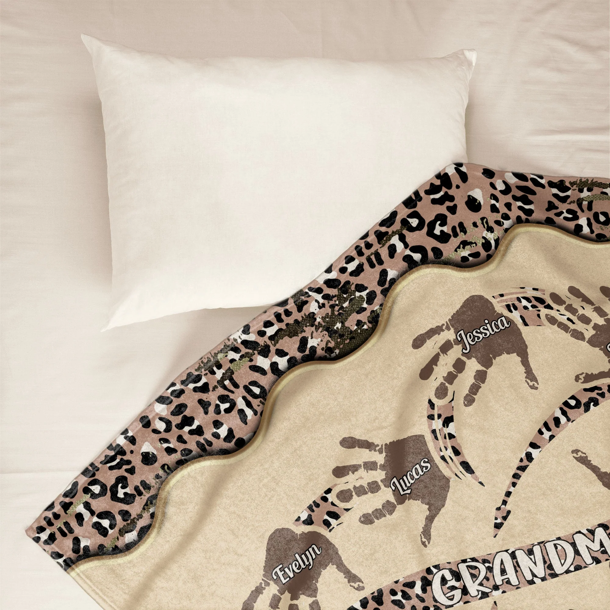 Grandma's Snuggle Blanket - Personalized Blanket - Birthday, Loving Gift For Grandma, Nana, Mimi - Image 2