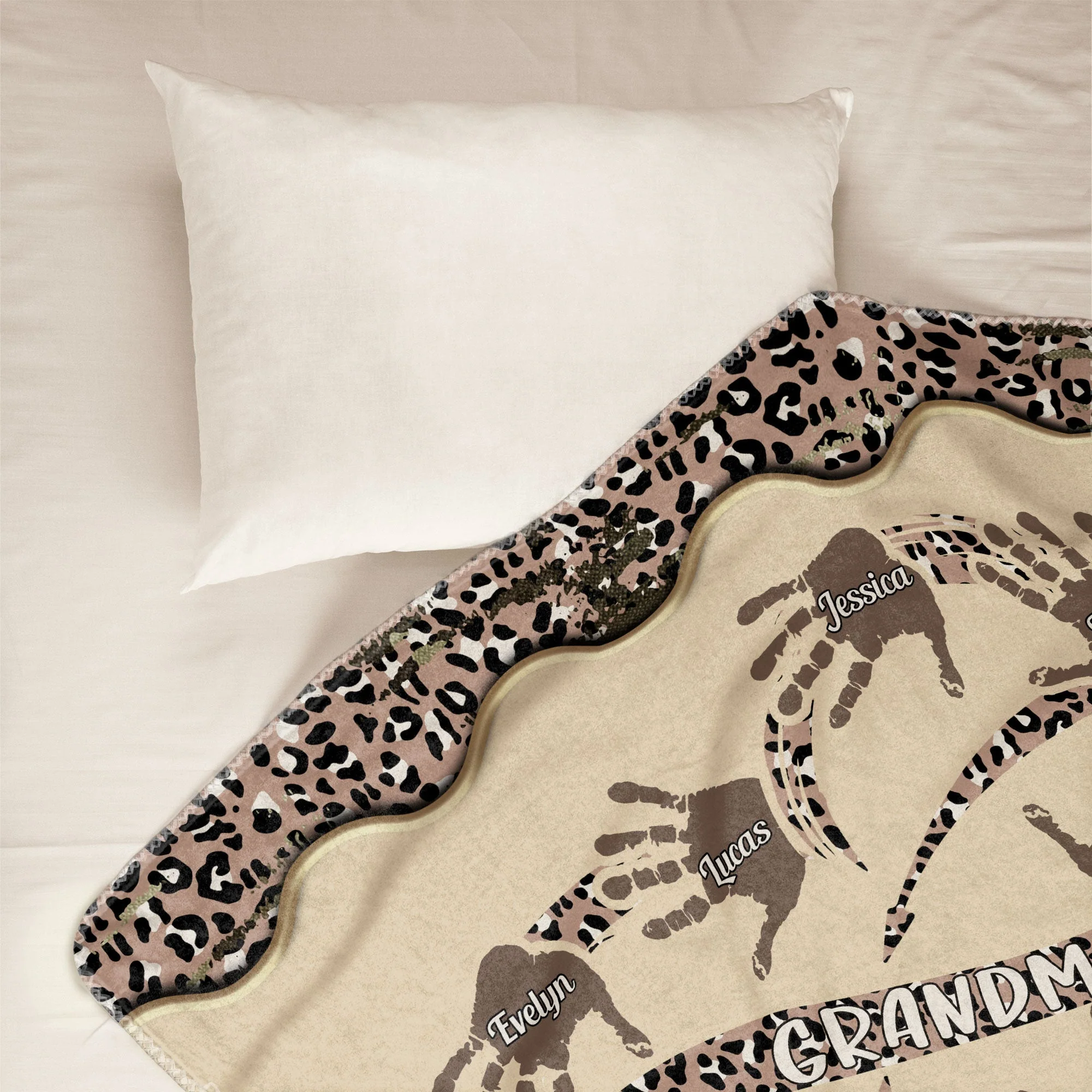 Grandma's Snuggle Blanket - Personalized Blanket - Birthday, Loving Gift For Grandma, Nana, Mimi - Image 7