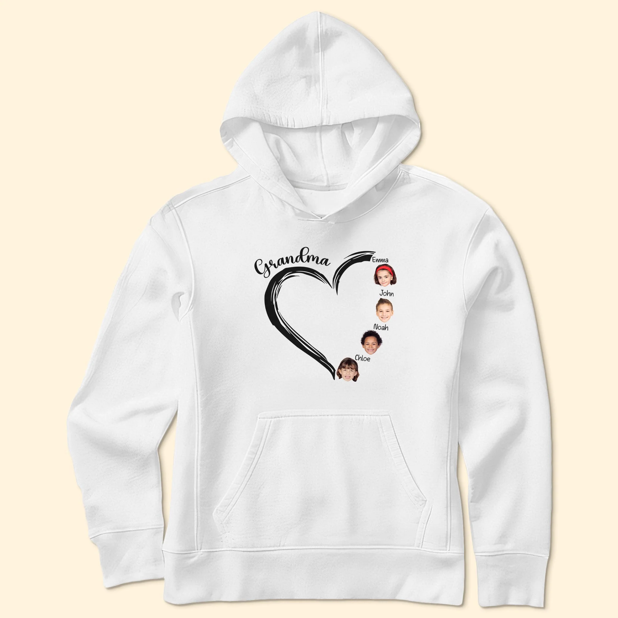 Grandma's Sweetheart - Personalized Photo Shirt - Image 6