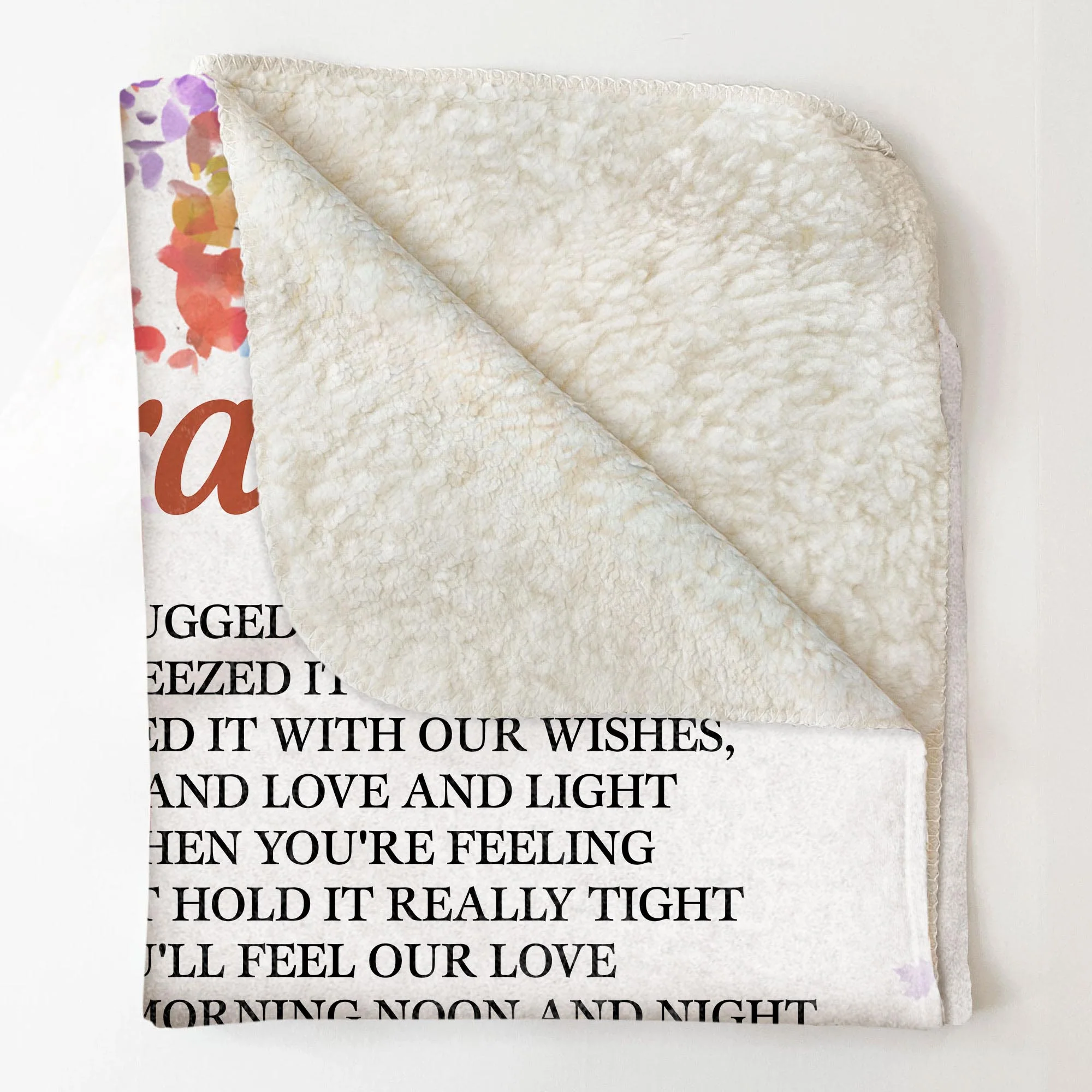 Grandpa, Hug This Blanket To Feel Our Love In It - Personalized Blanket - Image 4