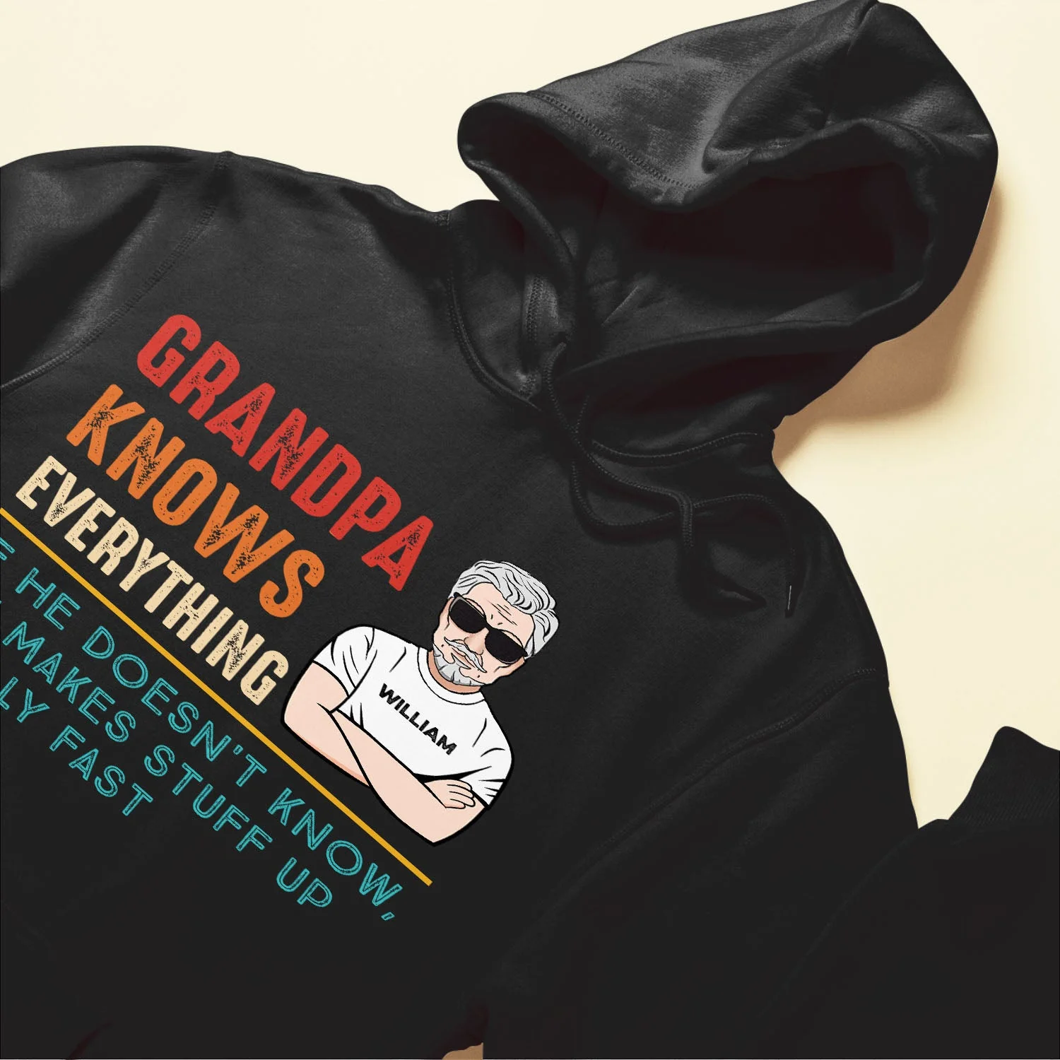 Grandpa Knows Everything - Personalized Shirt - Image 6