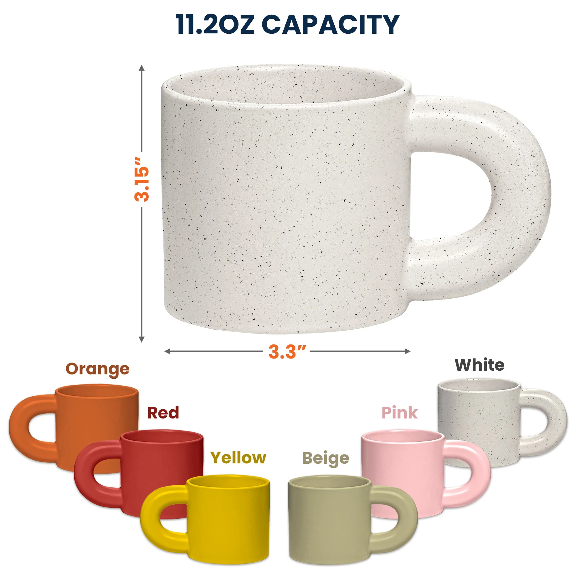 Grandpa's Little Asses - For Grandpa, Dad, Papa - Personalized Chunky Mug - Image 5