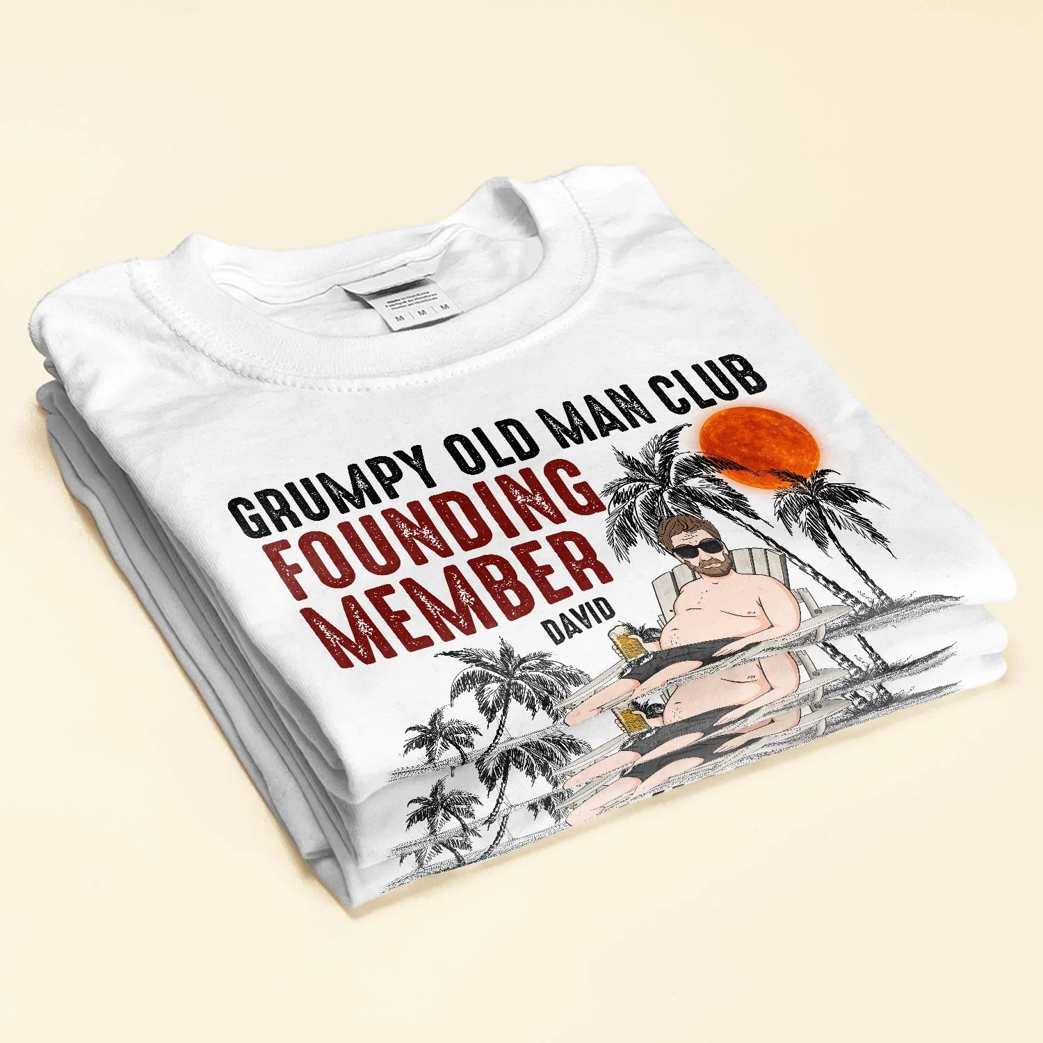 Grumpy Old Man Club - Personalized Shirt - Birthday, Funny, Father's Day Gift For Husband, Dad, Father, Papa - Image 2