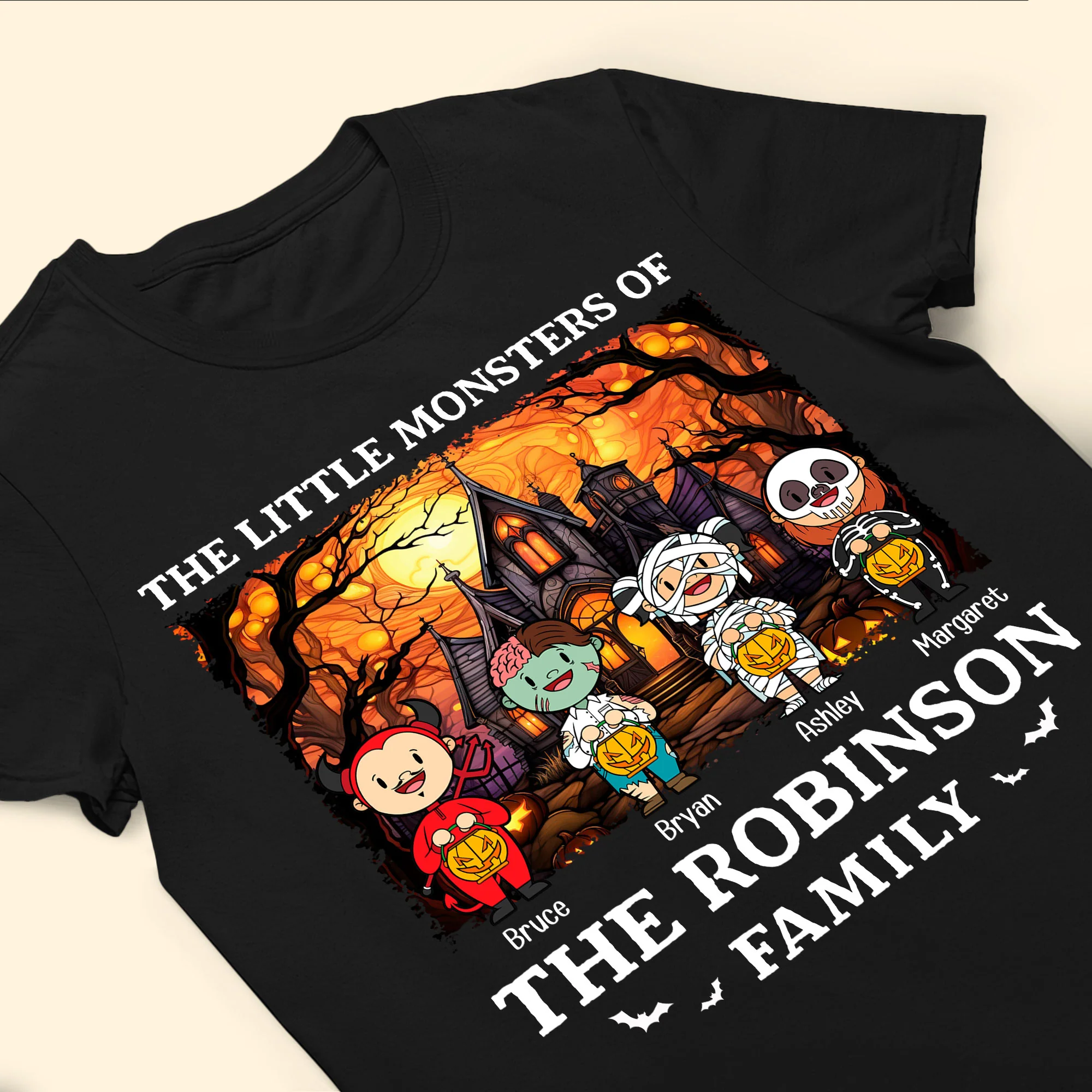 Halloween The Little Monsters Of My Family - Personalized Shirt - Image 6