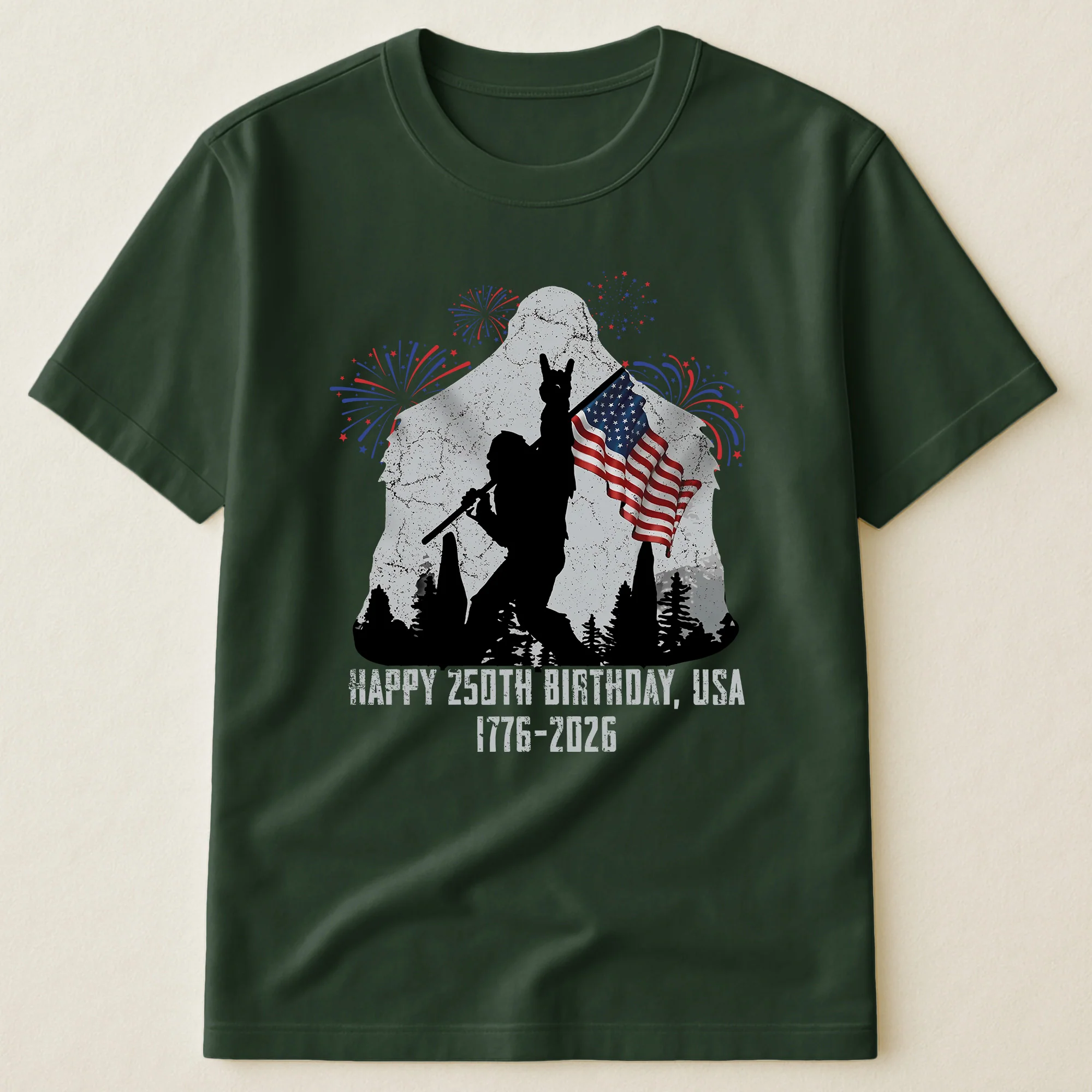 Happy 250th Birthday, USA Bigfoot - Shirt - Image 7