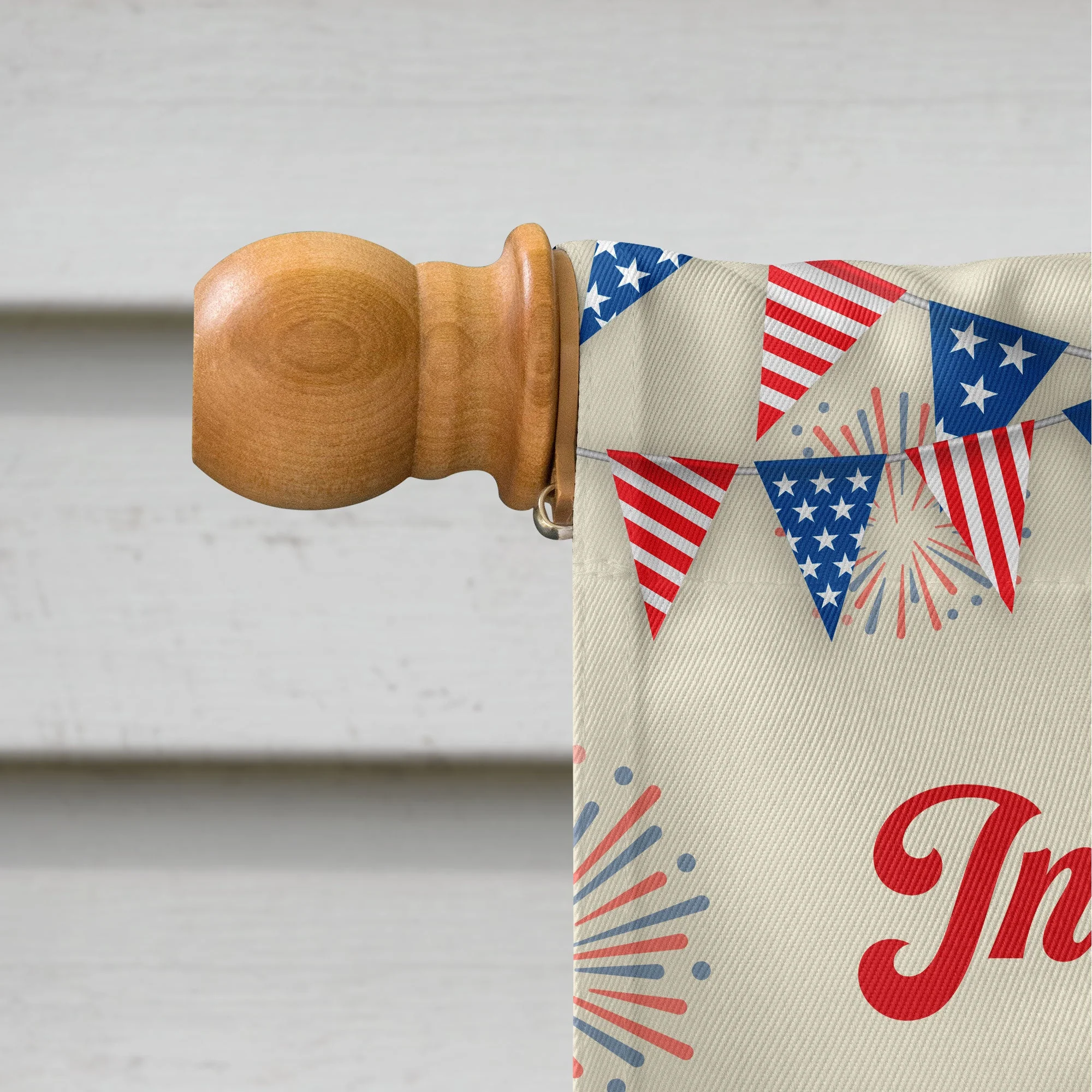 Happy Independence Day - Personalized Flag - Image 4