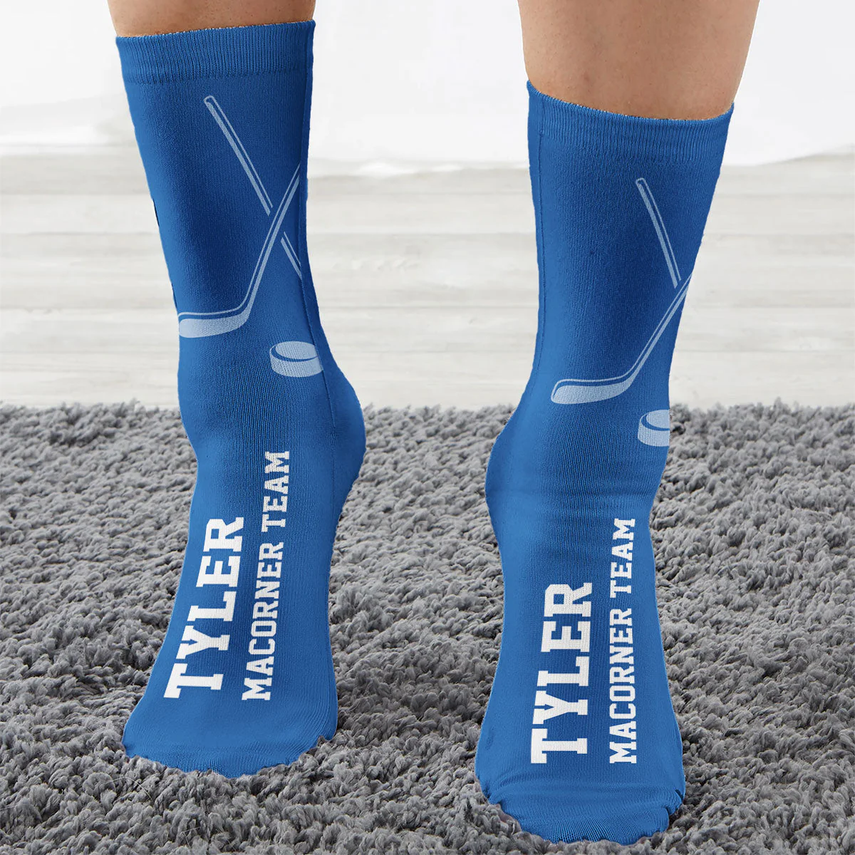 Hockey- Personalized Crew Socks - Image 3