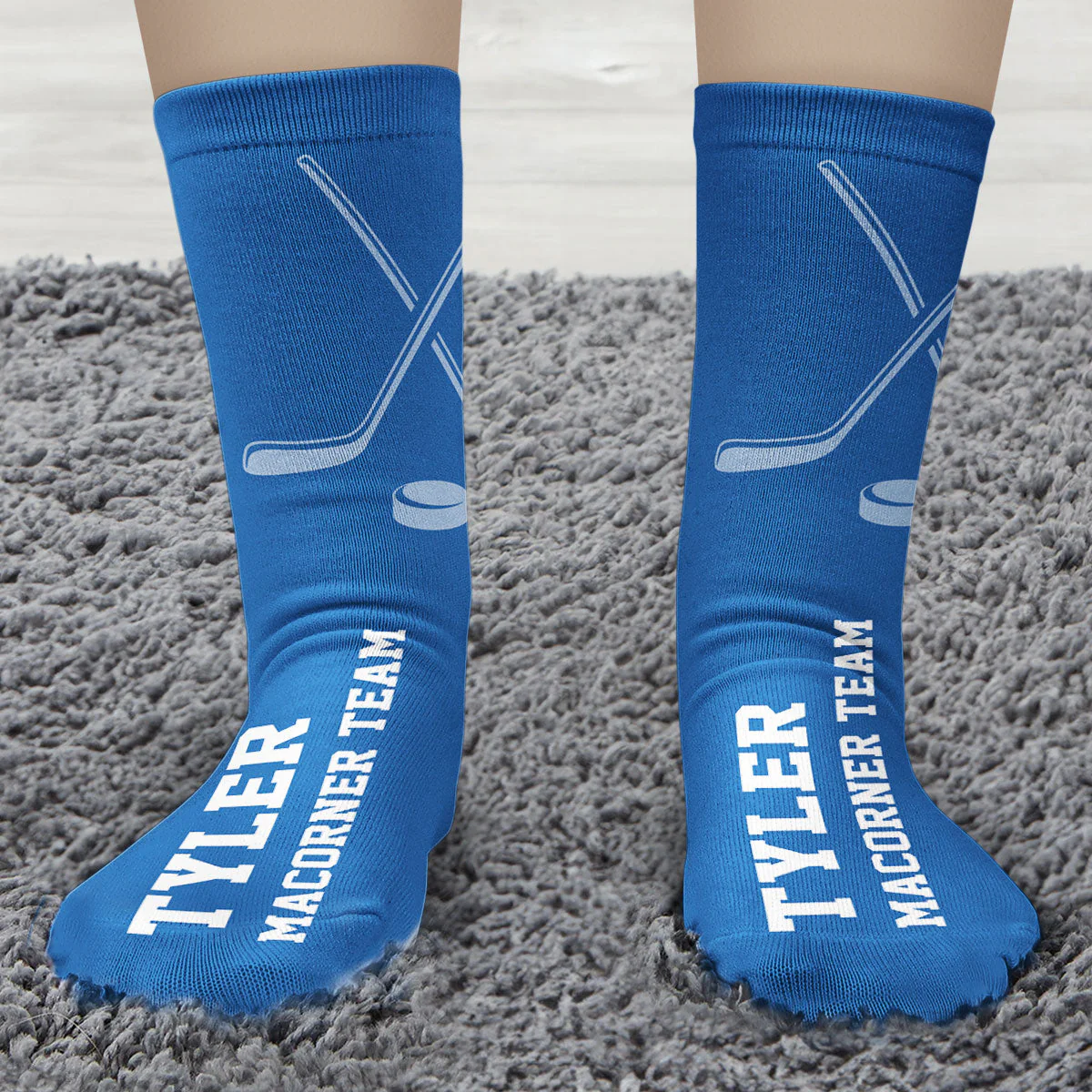 Hockey- Personalized Crew Socks - Image 4