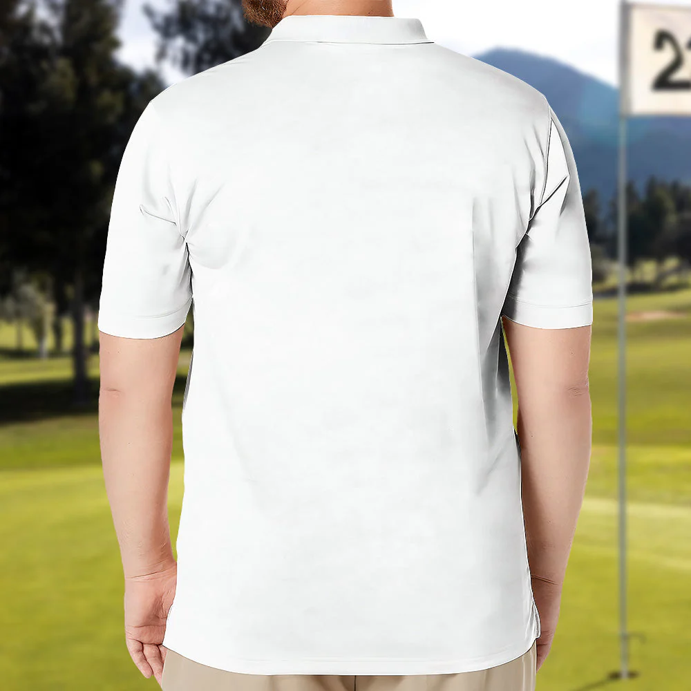 Hole In One Custom Face Gift For Golfer, Dad, Husband - Custom Photo Golf Shirt - Image 4