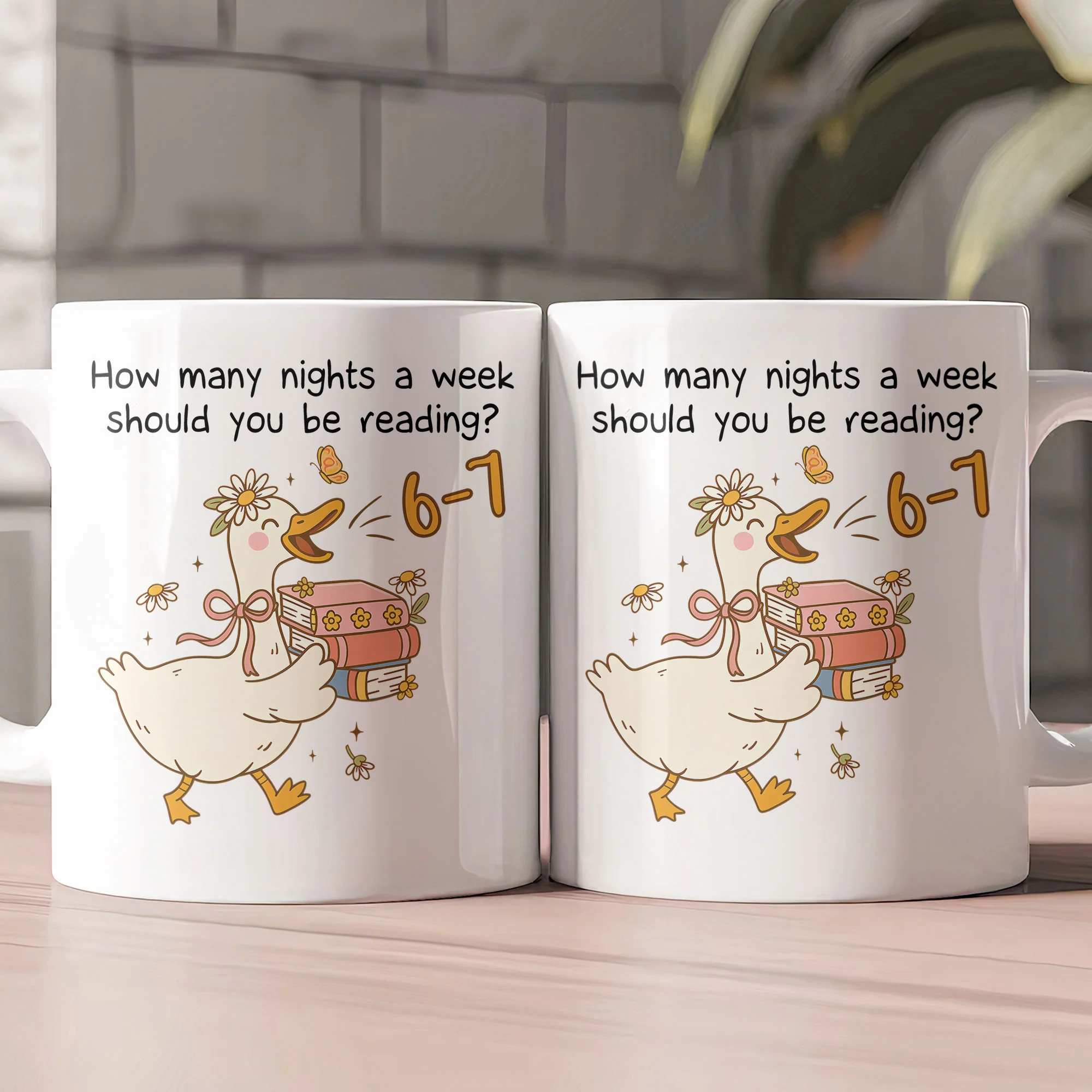 How Many Nights A Week Should You Be Reading 6-7 - Personalized Mug - Image 2