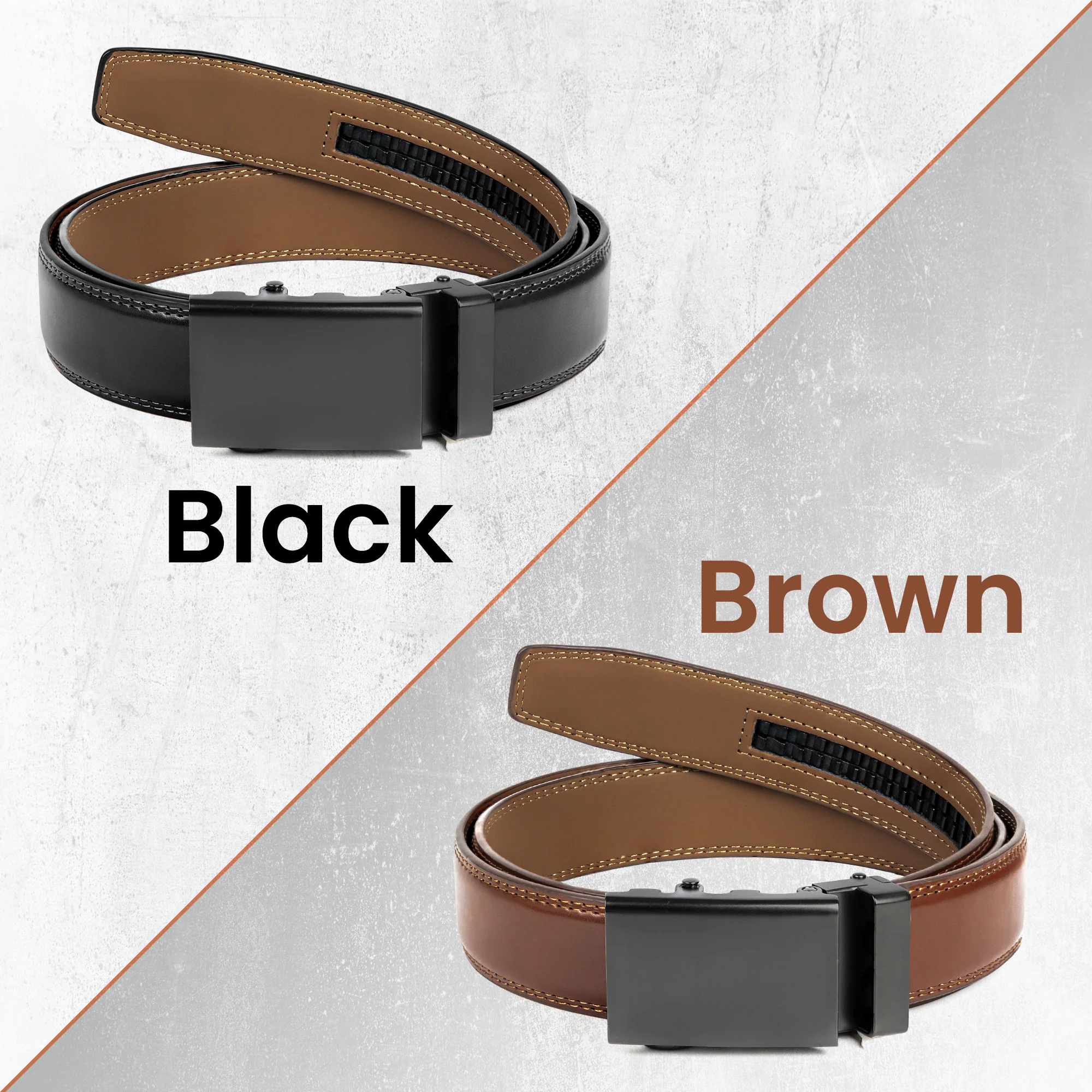 How Proud I Am Of The Man You've Become - Personalized Leather Belt With Engraved Buckle - Image 2
