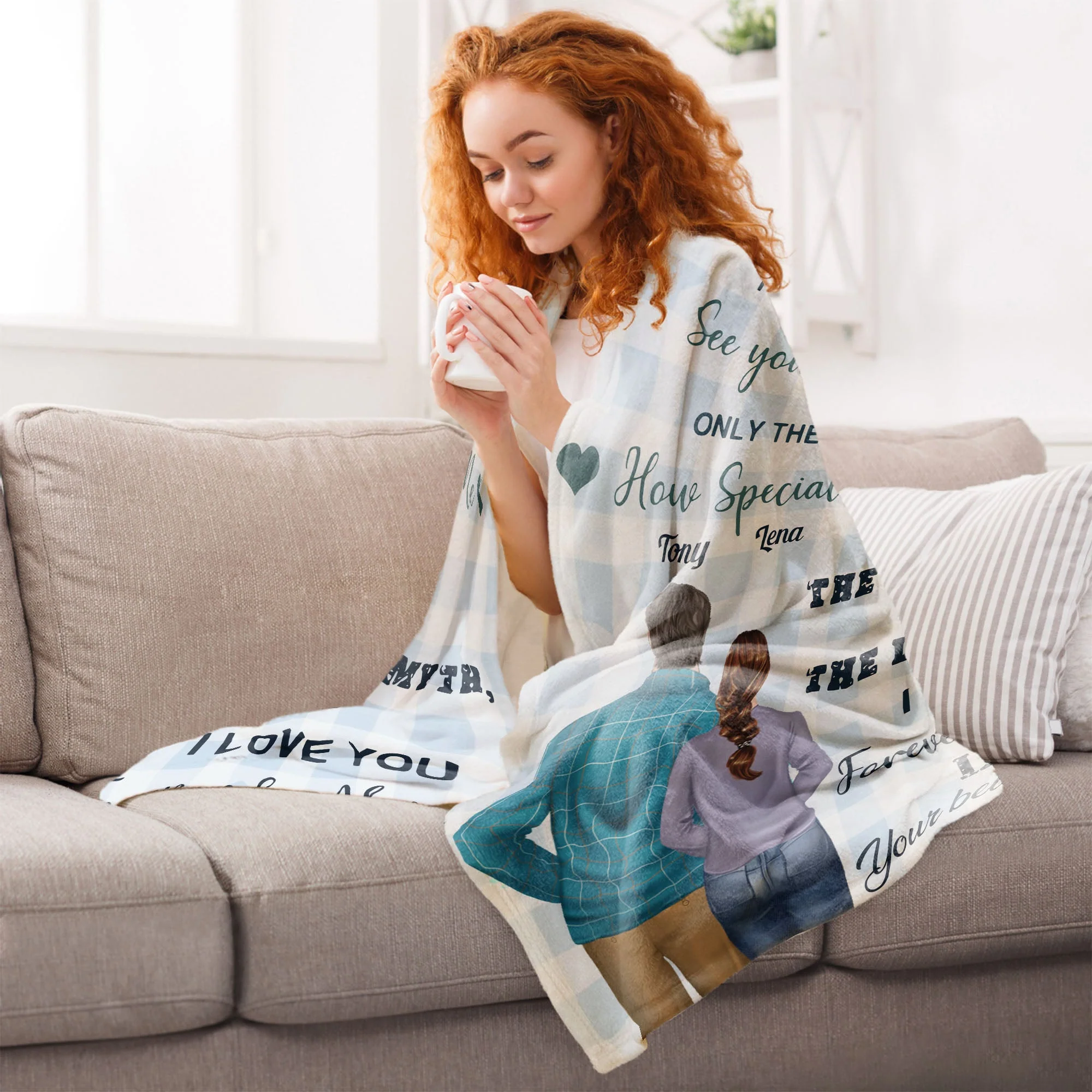 How Special You Are To Me Daddy - Personalized Blanket - Image 6