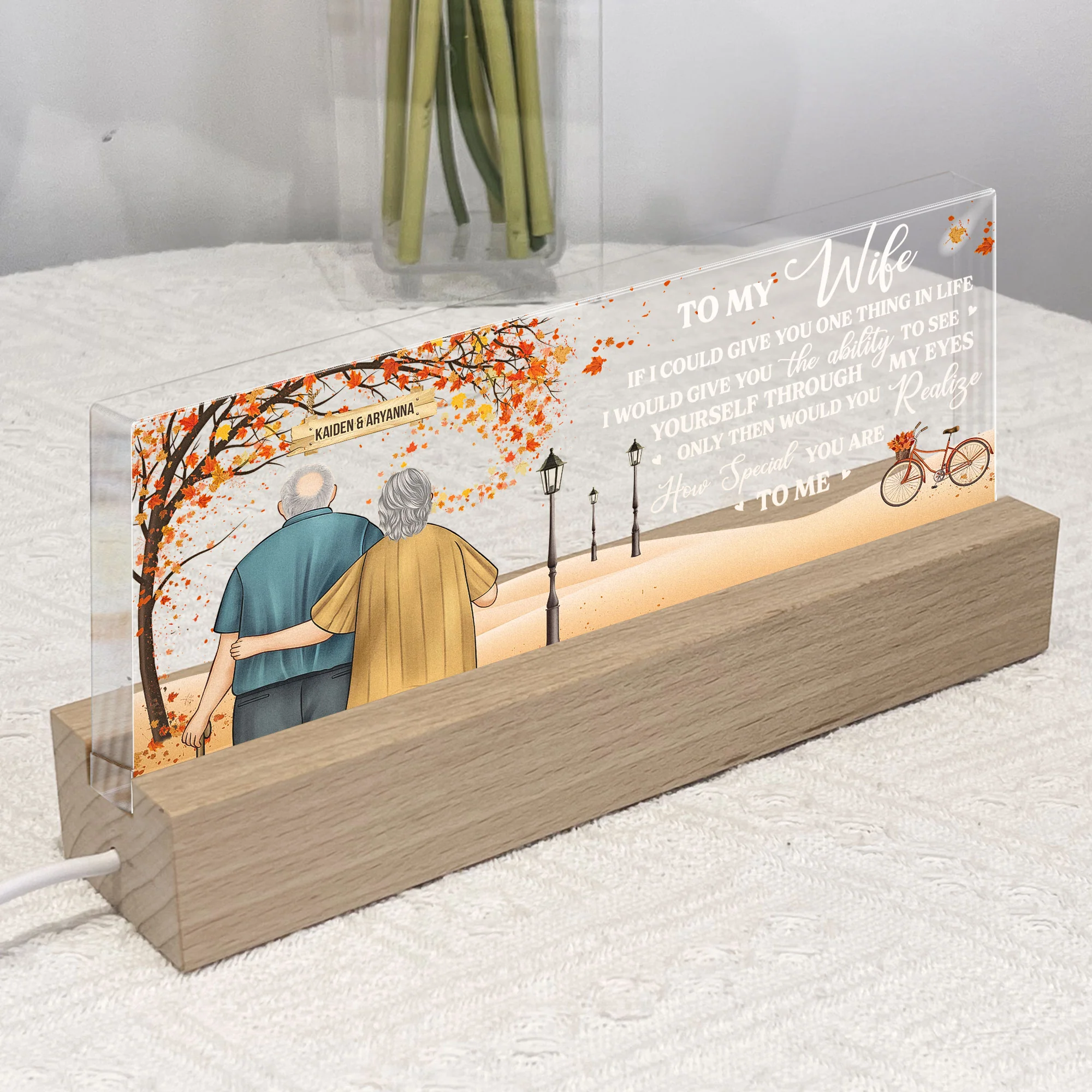 How Special You Are To Me - Personalized LED Night Light - Image 2