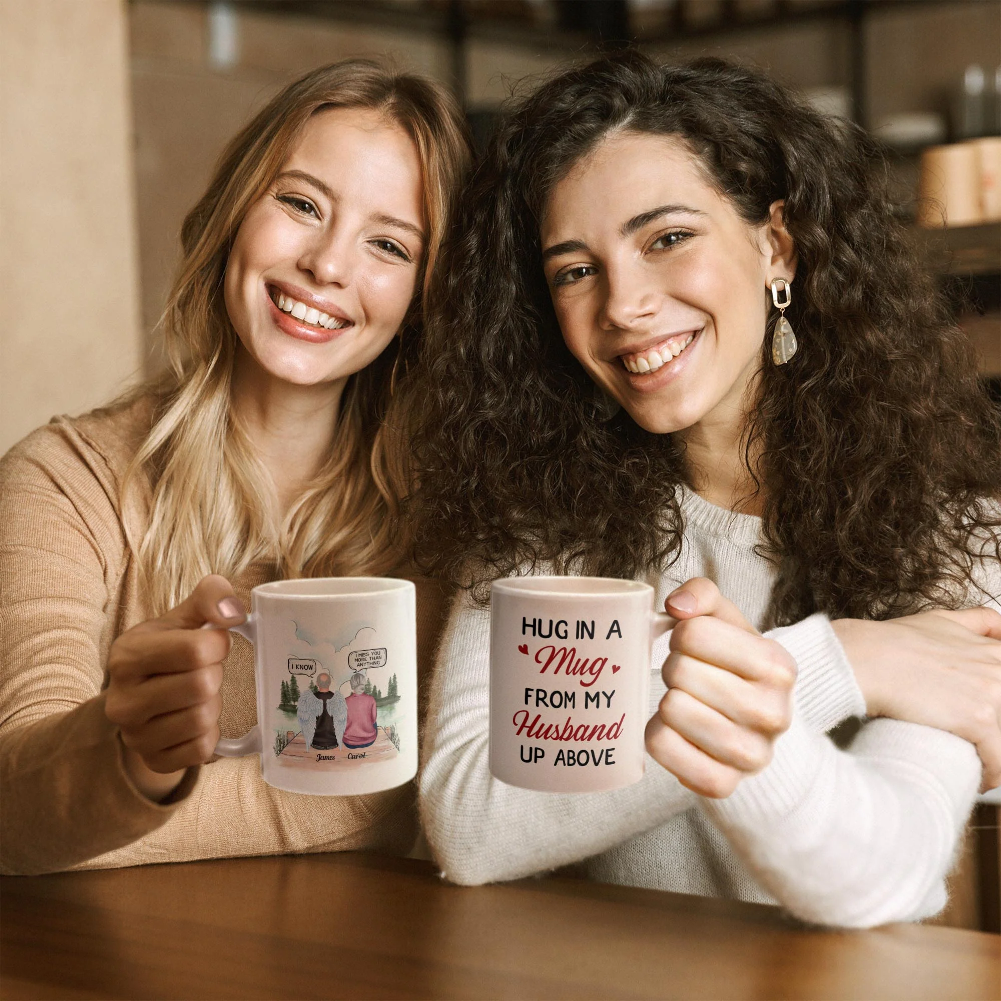Hug In A Mug - Personalized Mug - Memorial Gift For Family Members - Image 4