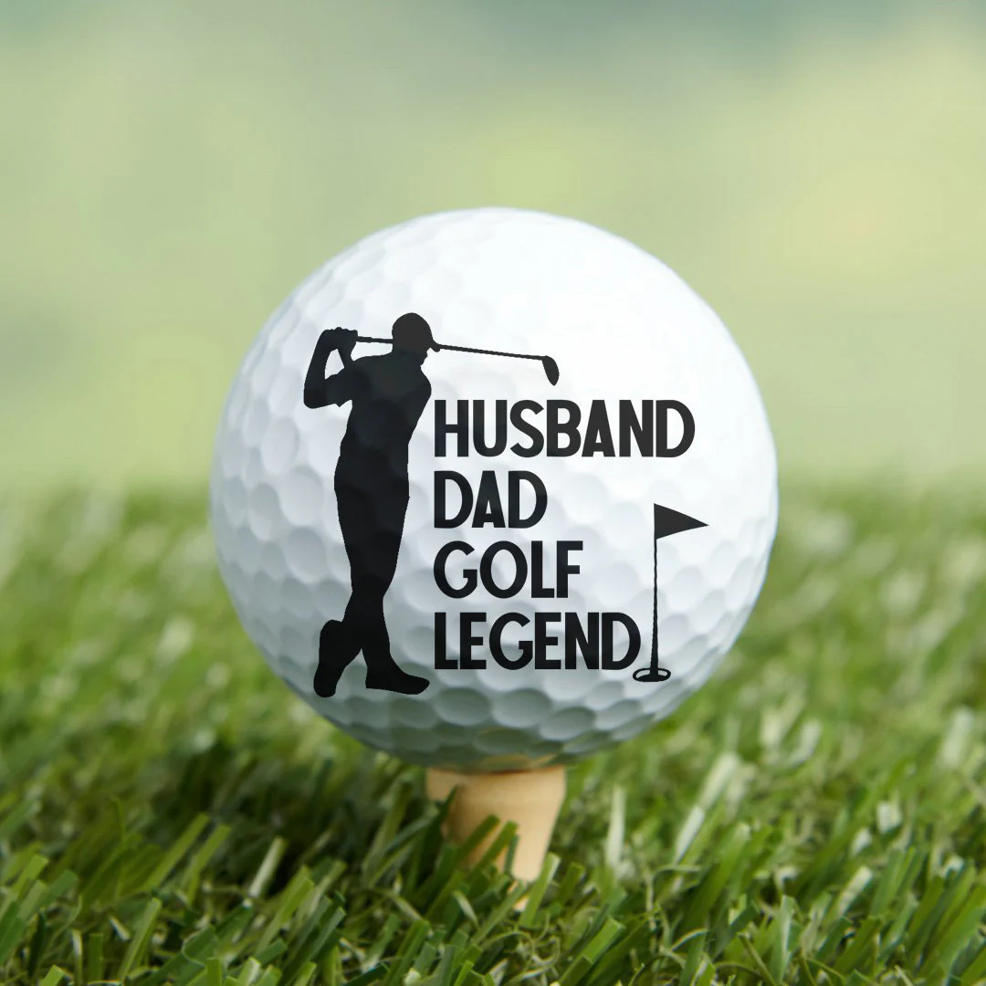 Husband Dad Papa Golf Legend For Golfers - Personalized Golf Ball - Image 5