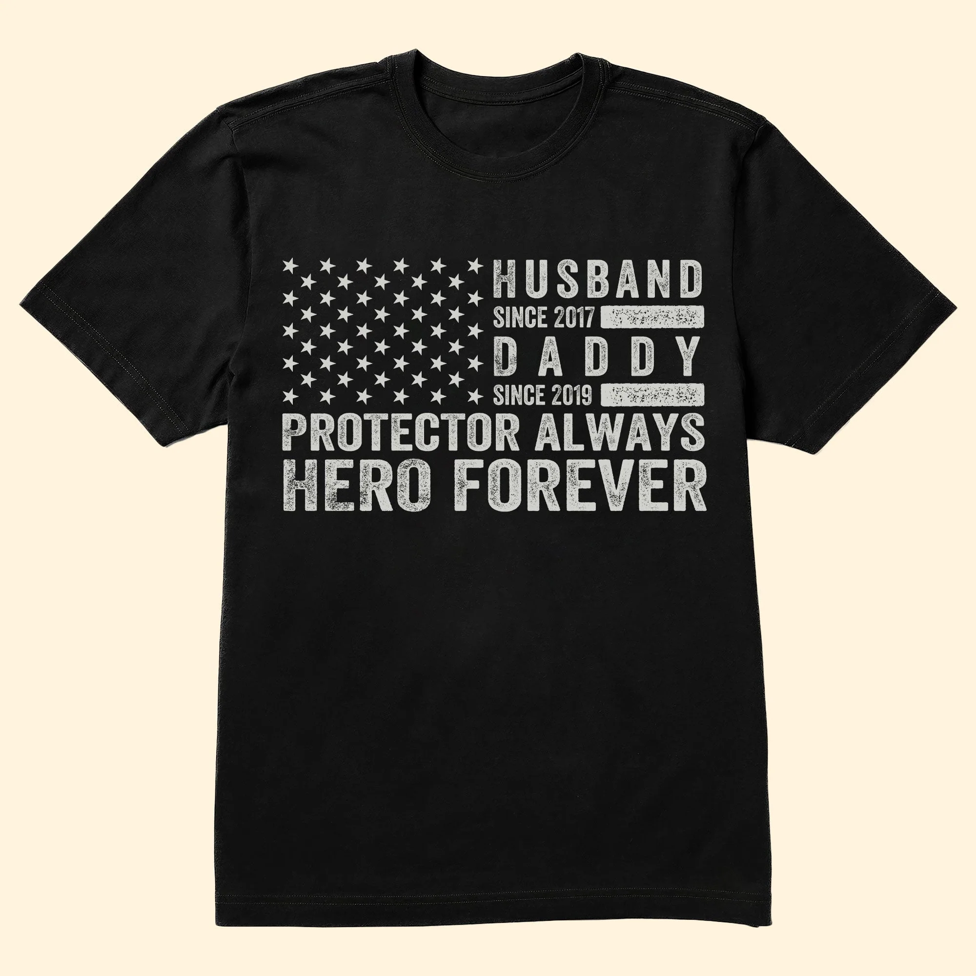 Husband Daddy Protector Hero - Personalized Shirt - Image 2