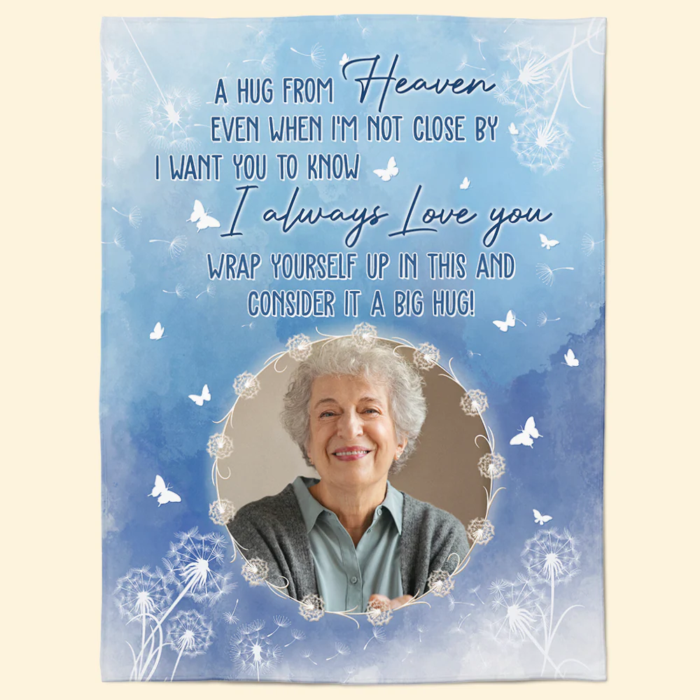 I Always Love You - Personalized Photo Memorial Blanket - Image 4