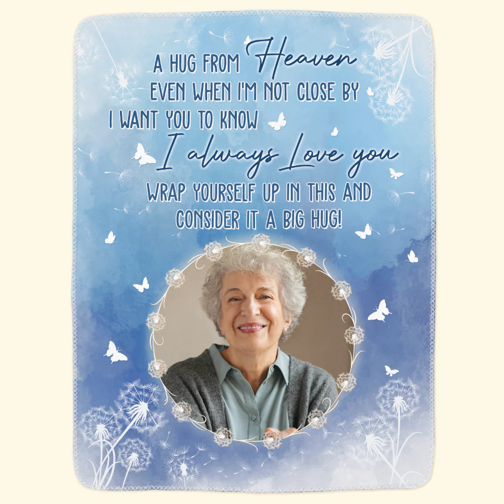 I Always Love You - Personalized Photo Memorial Blanket - Image 5