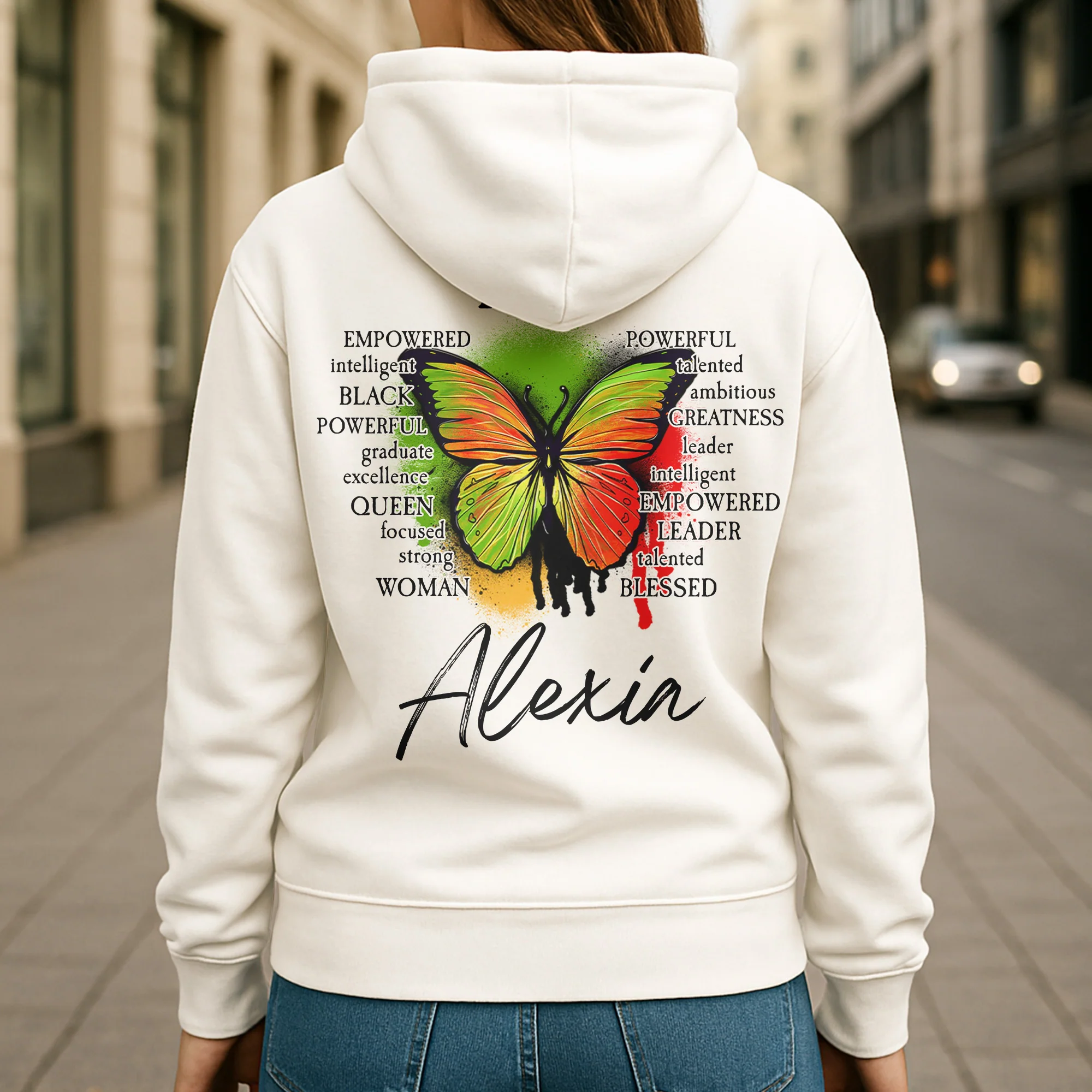 I Am A Black Queen History Juneteenth - Personalized Back Printed Shirt - Image 4