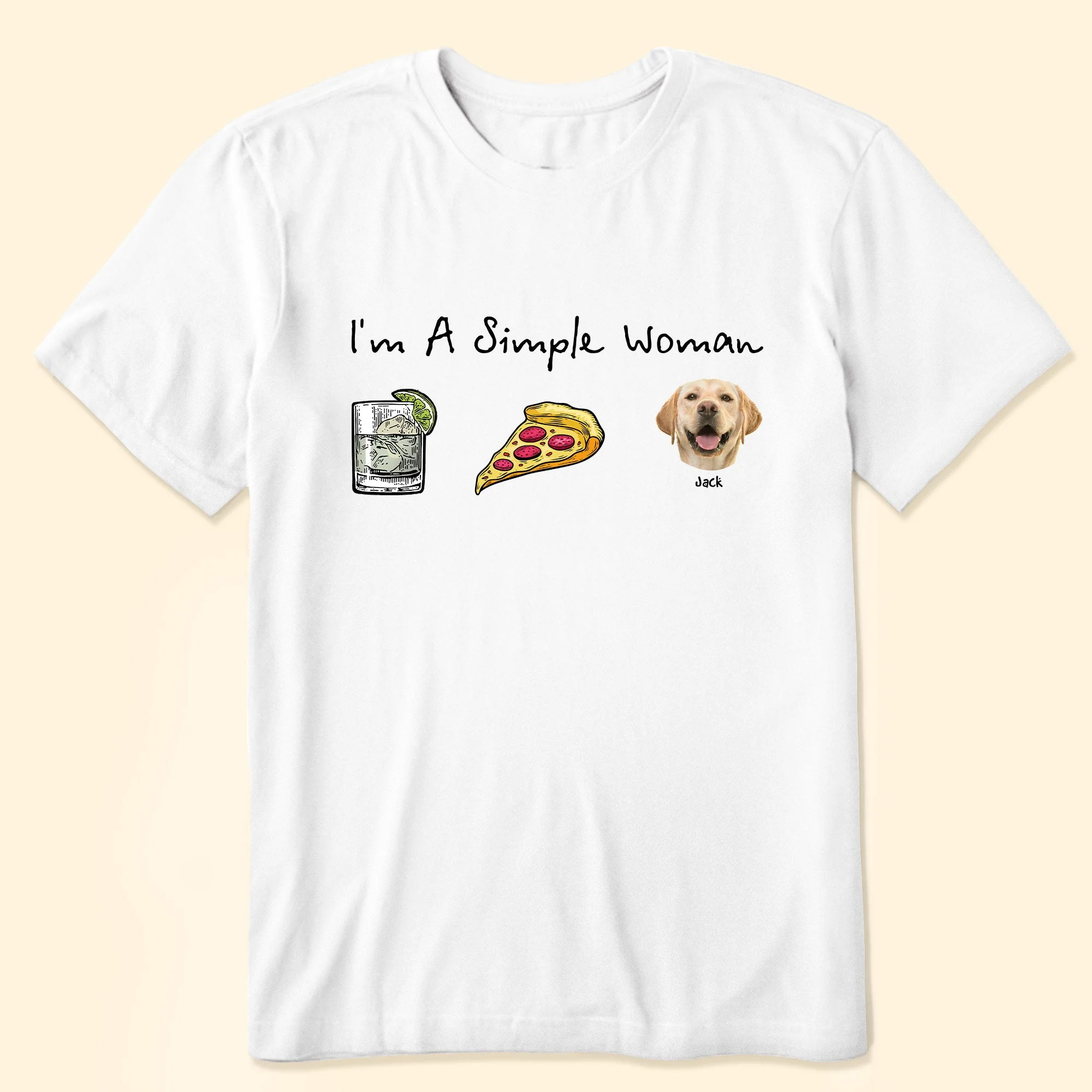 I Am A Simple Woman - Personalized Photo Shirt - Image 2