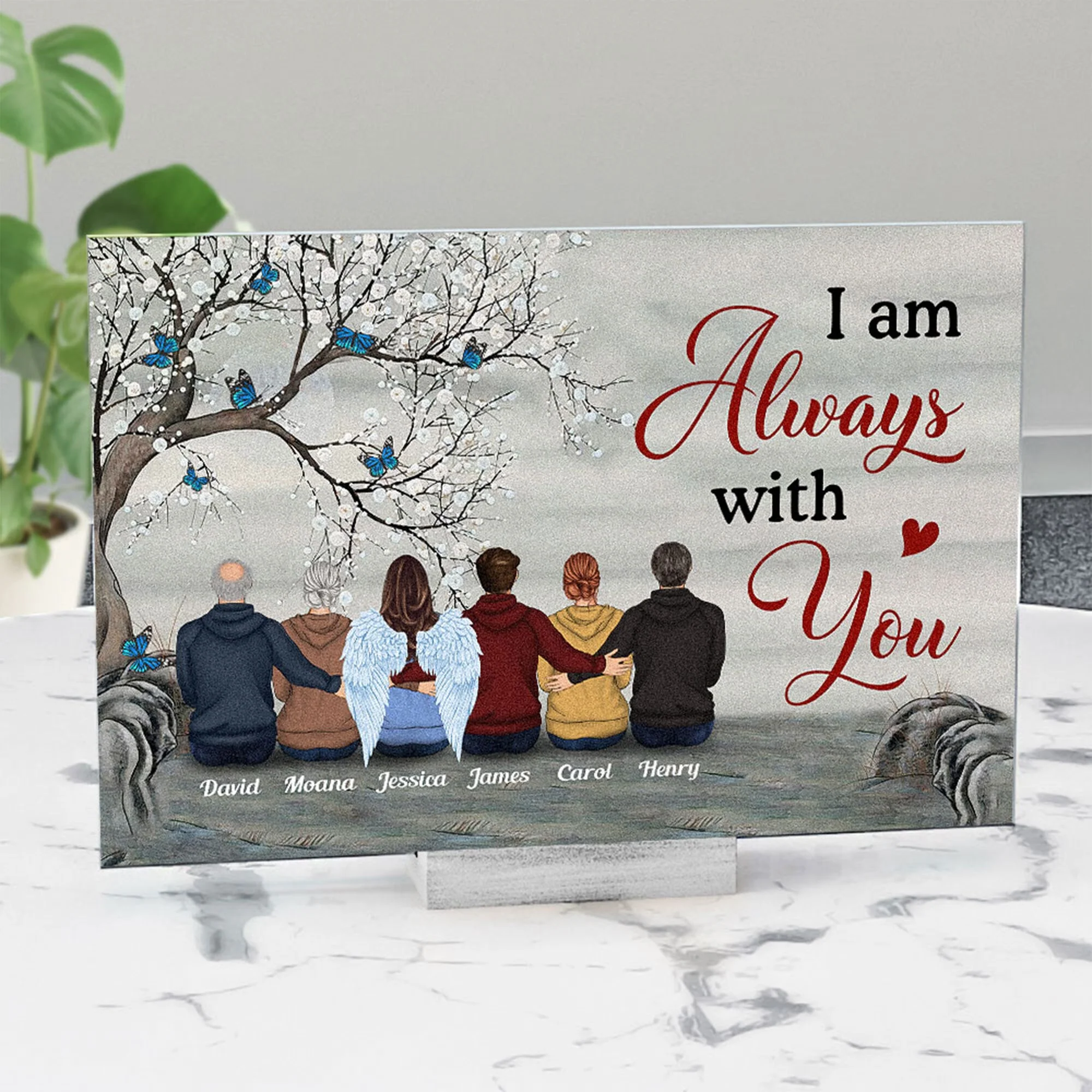I Am Always With You - Personalized Acrylic Plaque - Image 2