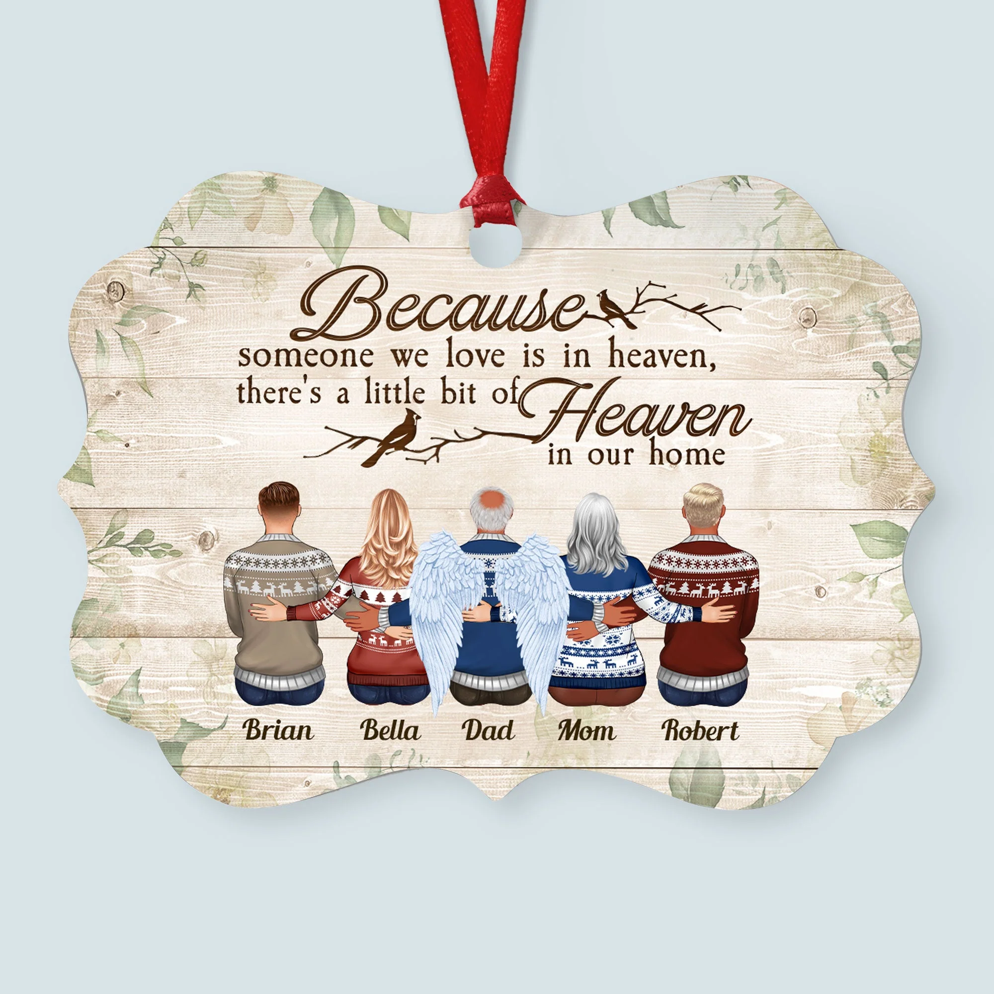 I Am Always With You - Personalized Memorial Ornament - Image 3