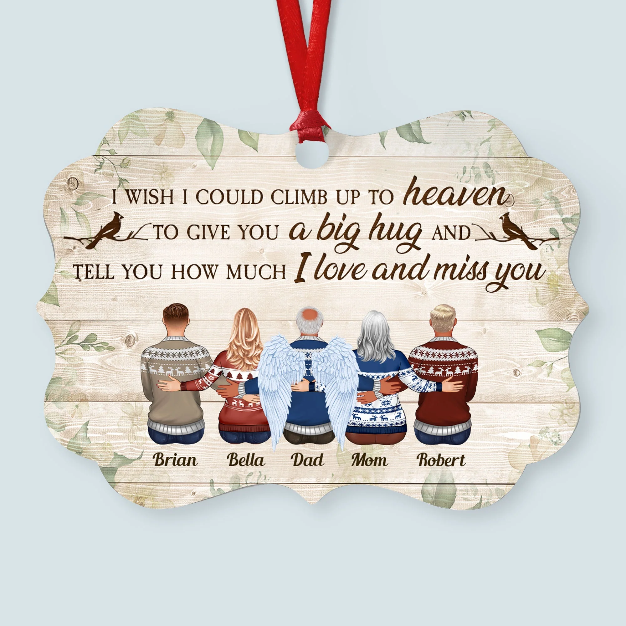 I Am Always With You - Personalized Memorial Ornament - Image 4