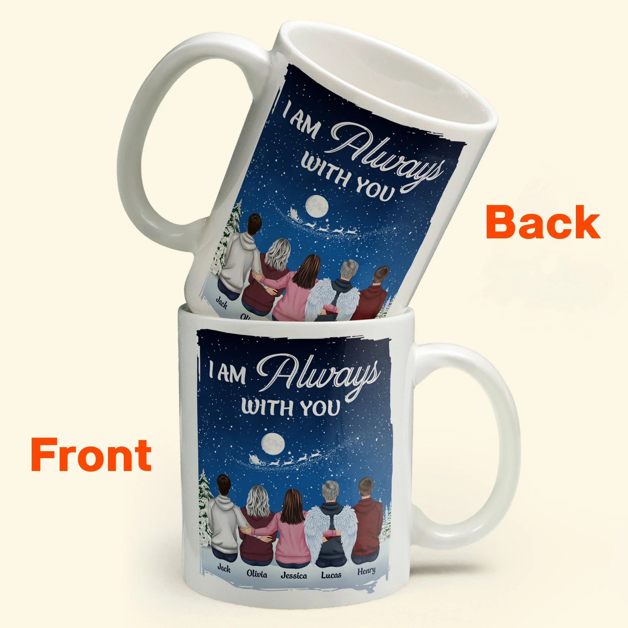 I Am Always With You - Personalized Mug - Image 5