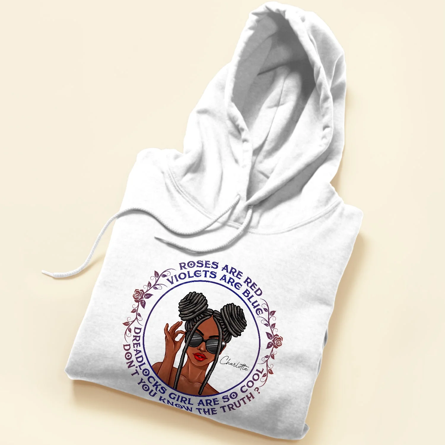 I Am Loc & Hood - Personalized Shirt - Gift For Black Loc Girl - Image 5