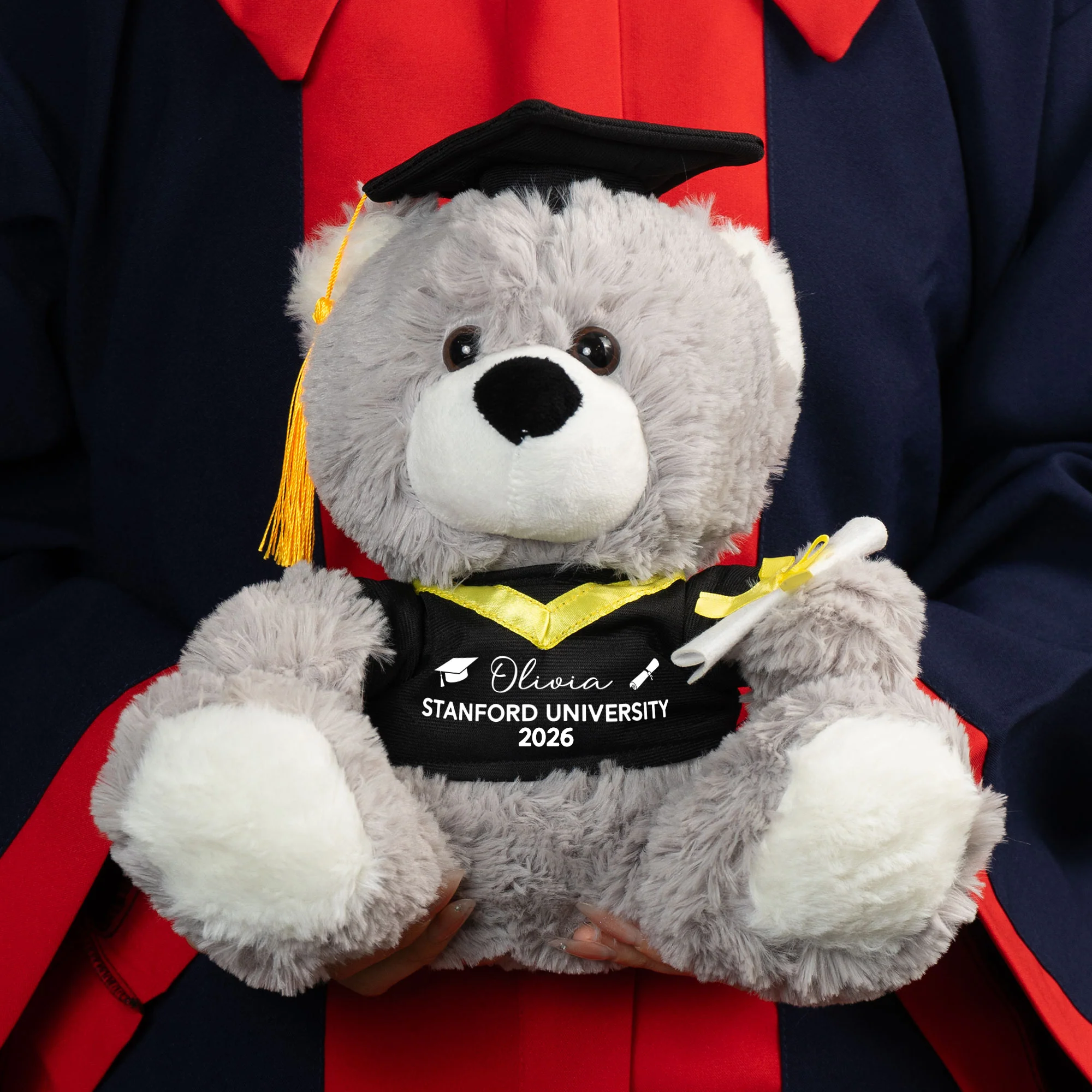 I Am More Proud Of You Than You Will Ever Know - Personalized Graduation Teddy Bear With Photo - Image 6