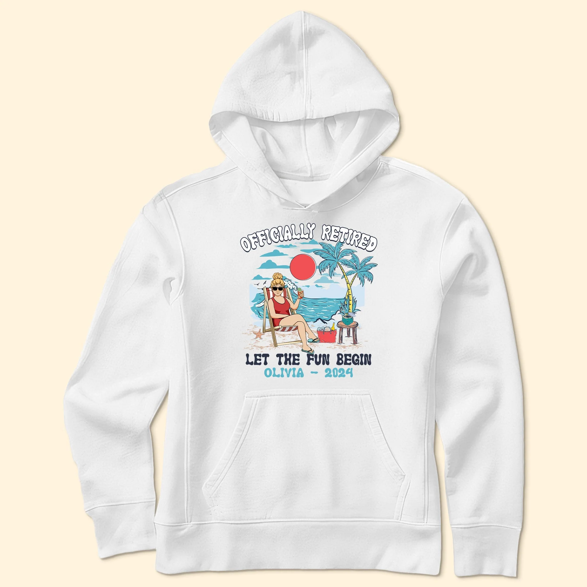 I Am Officially Retired - Personalized Shirt - Image 5